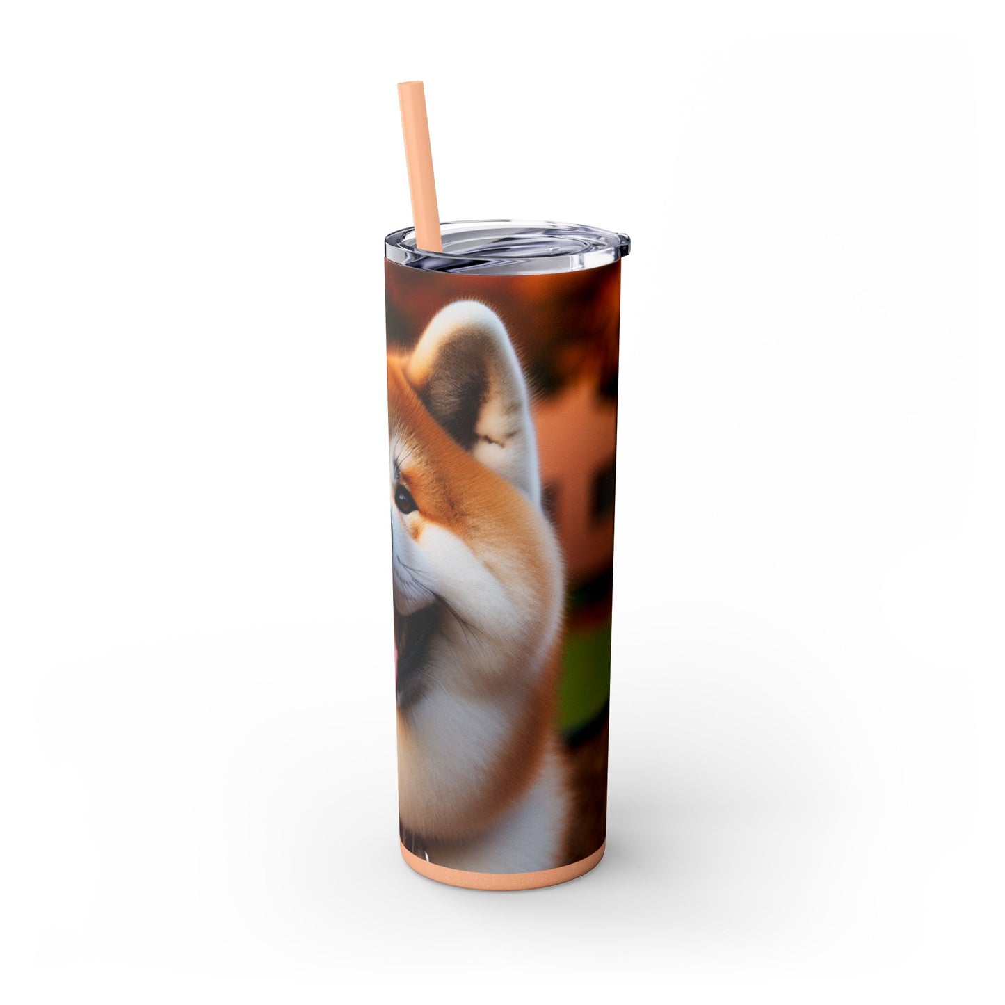 Japanese Akitainu Tumbler with Straw, 20oz