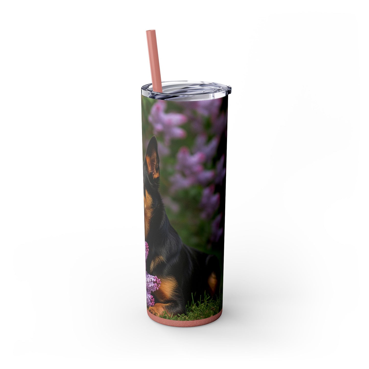 Mudi Skinny Tumbler with Straw, 20oz