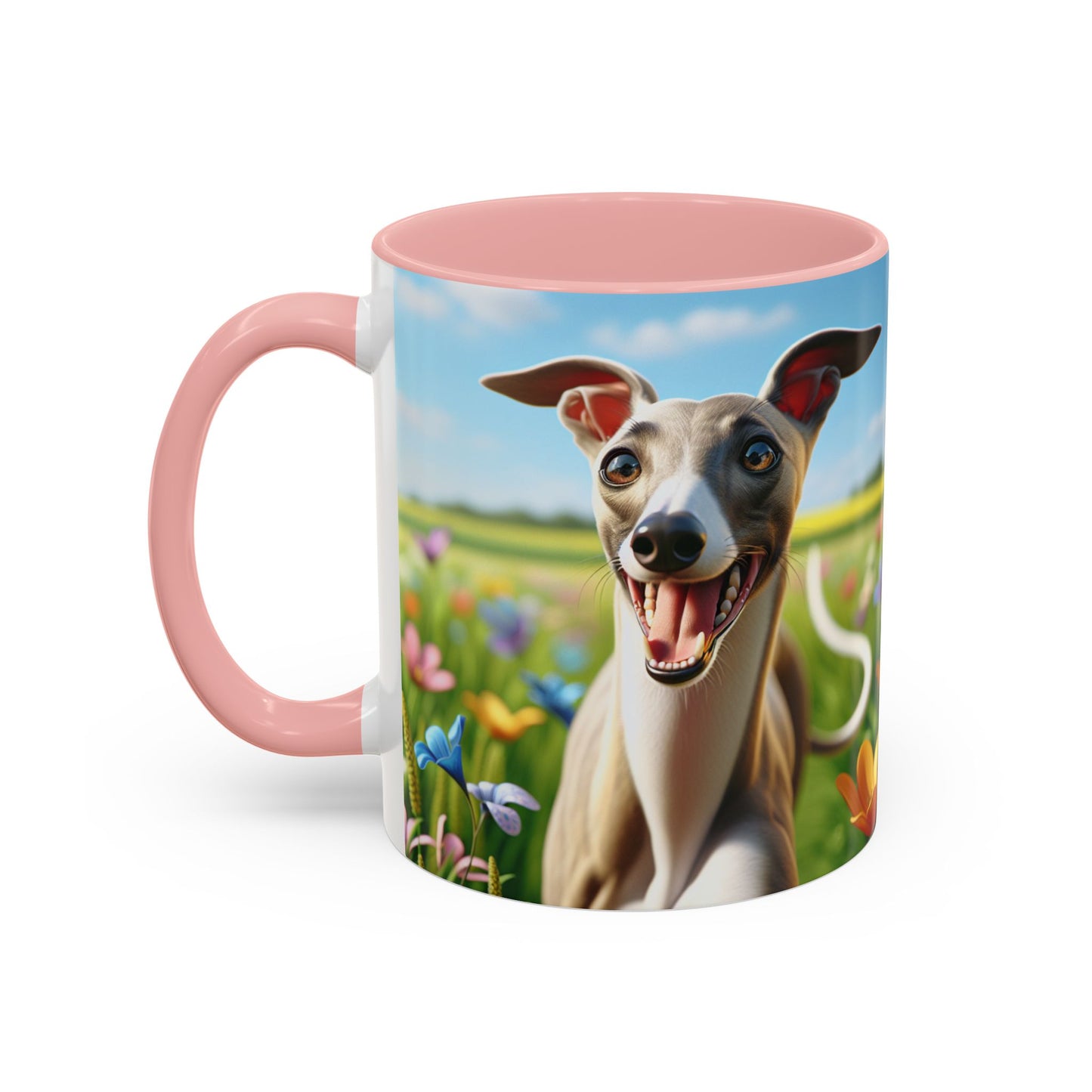 Whippet Accent Coffee Mug - Perfect Gift for Dog Lovers