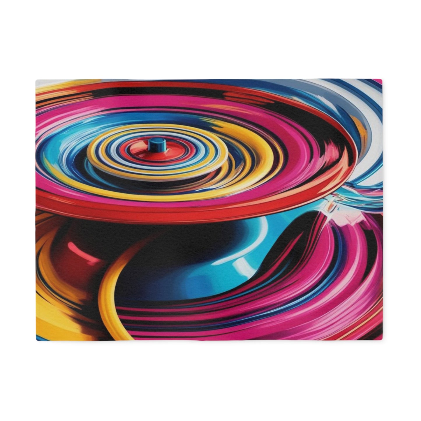 Optical Illusion Sweatshirt Blanket