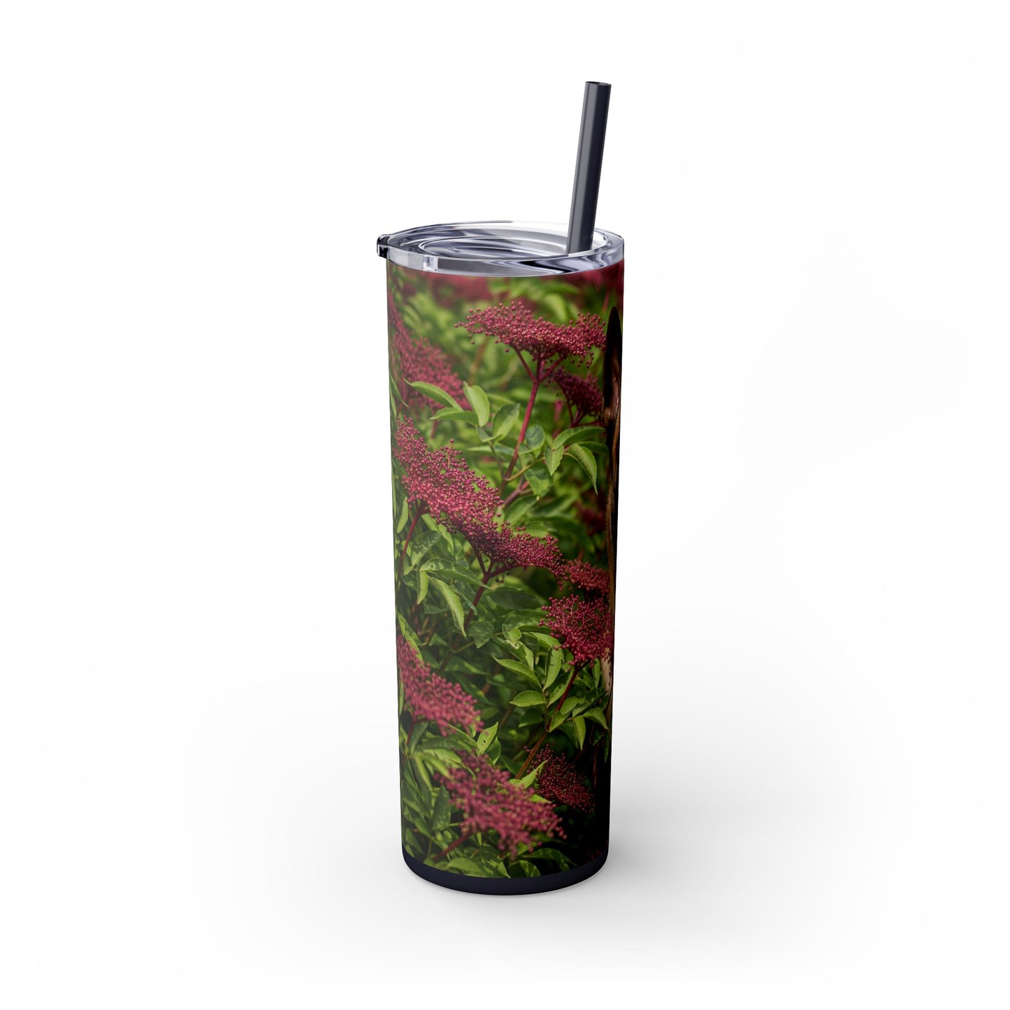 Belgian Shepherd Dog Malinois Tumbler with Straw, 20oz