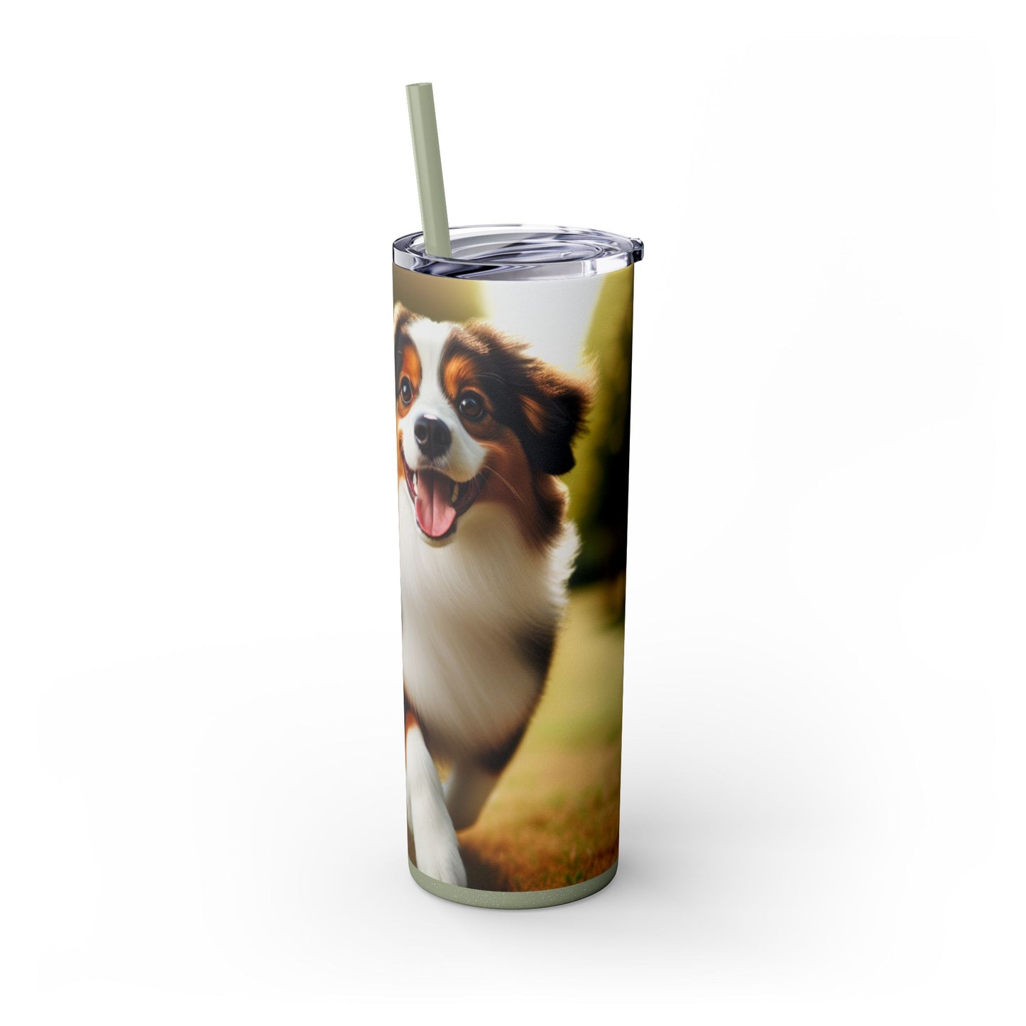 Miniature American Shepherd Tumbler with Straw, 20oz
