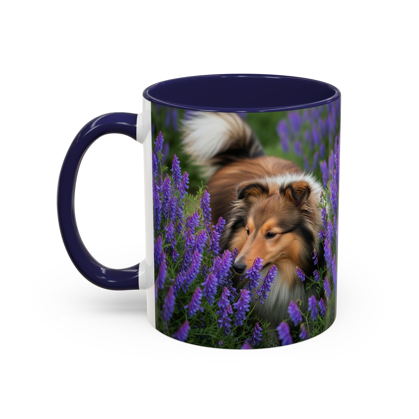 Shetland Sheepdog Accent Coffee Mug - Perfect Gift for Dog Lovers