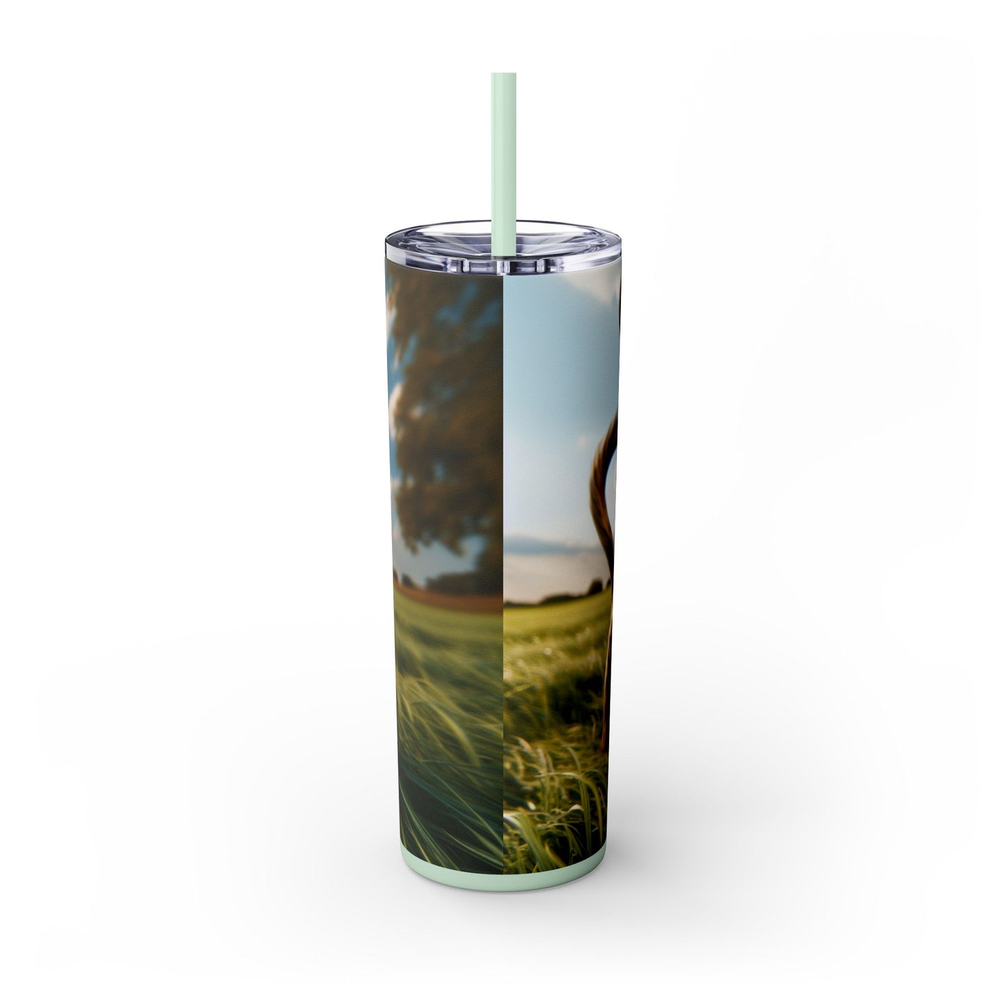 Treeing Tennessee Brindle Tumbler with Straw, 20oz
