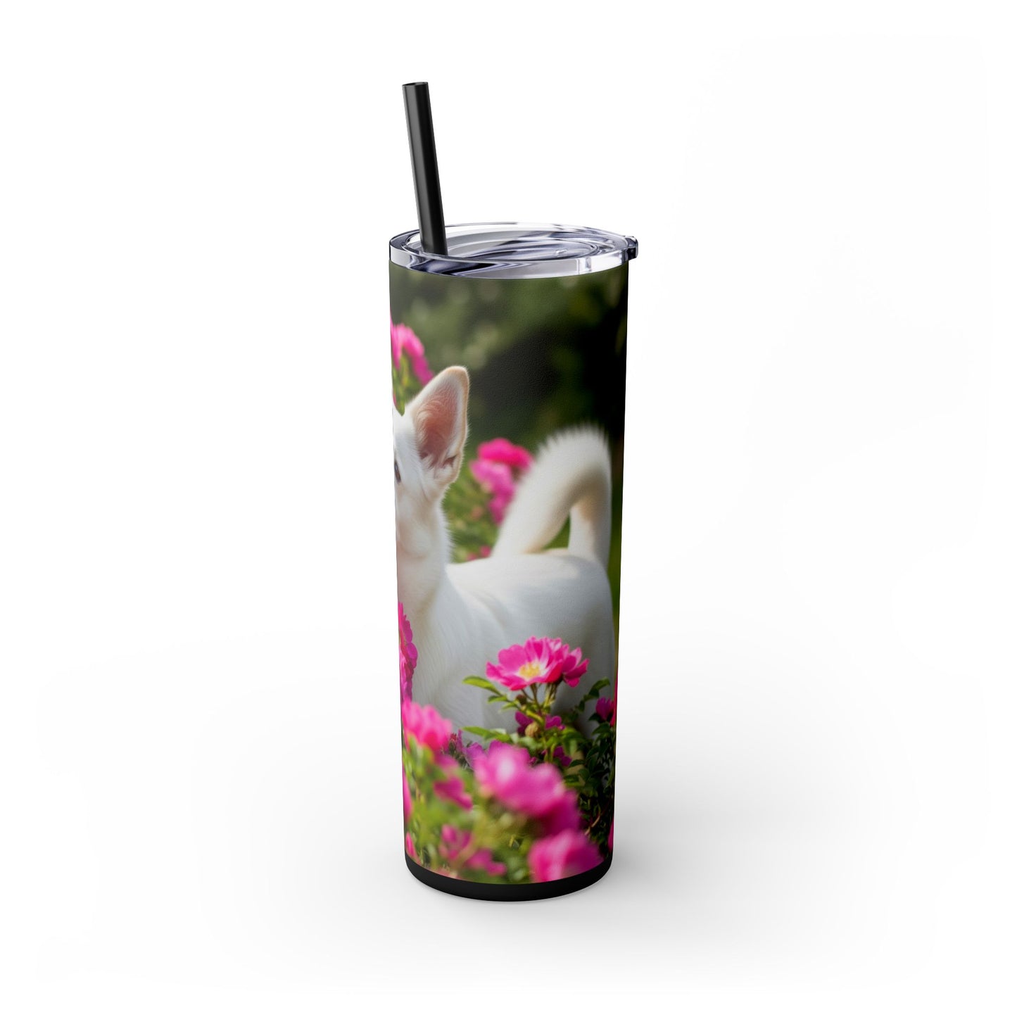 Norrbottenspets Skinny Tumbler with Straw, 20oz