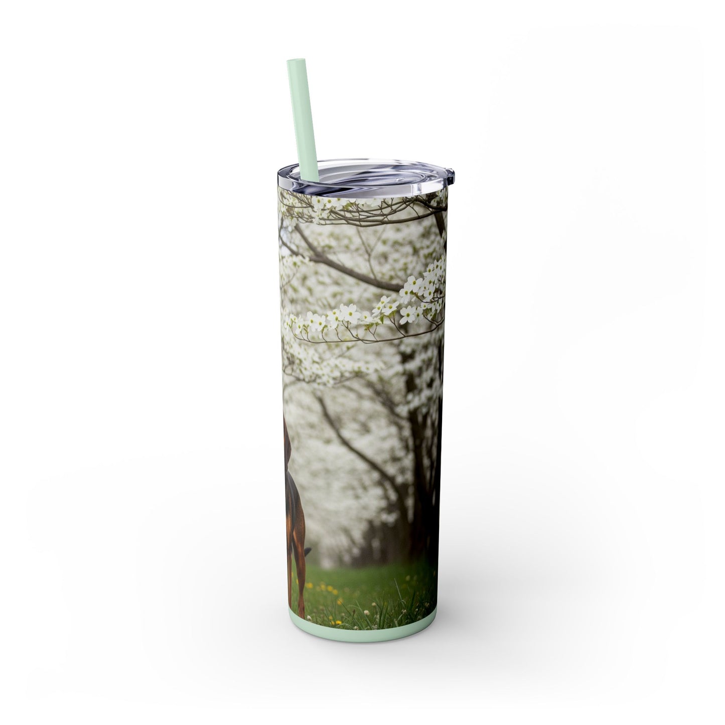 Plott Hound Tumbler with Straw, 20oz
