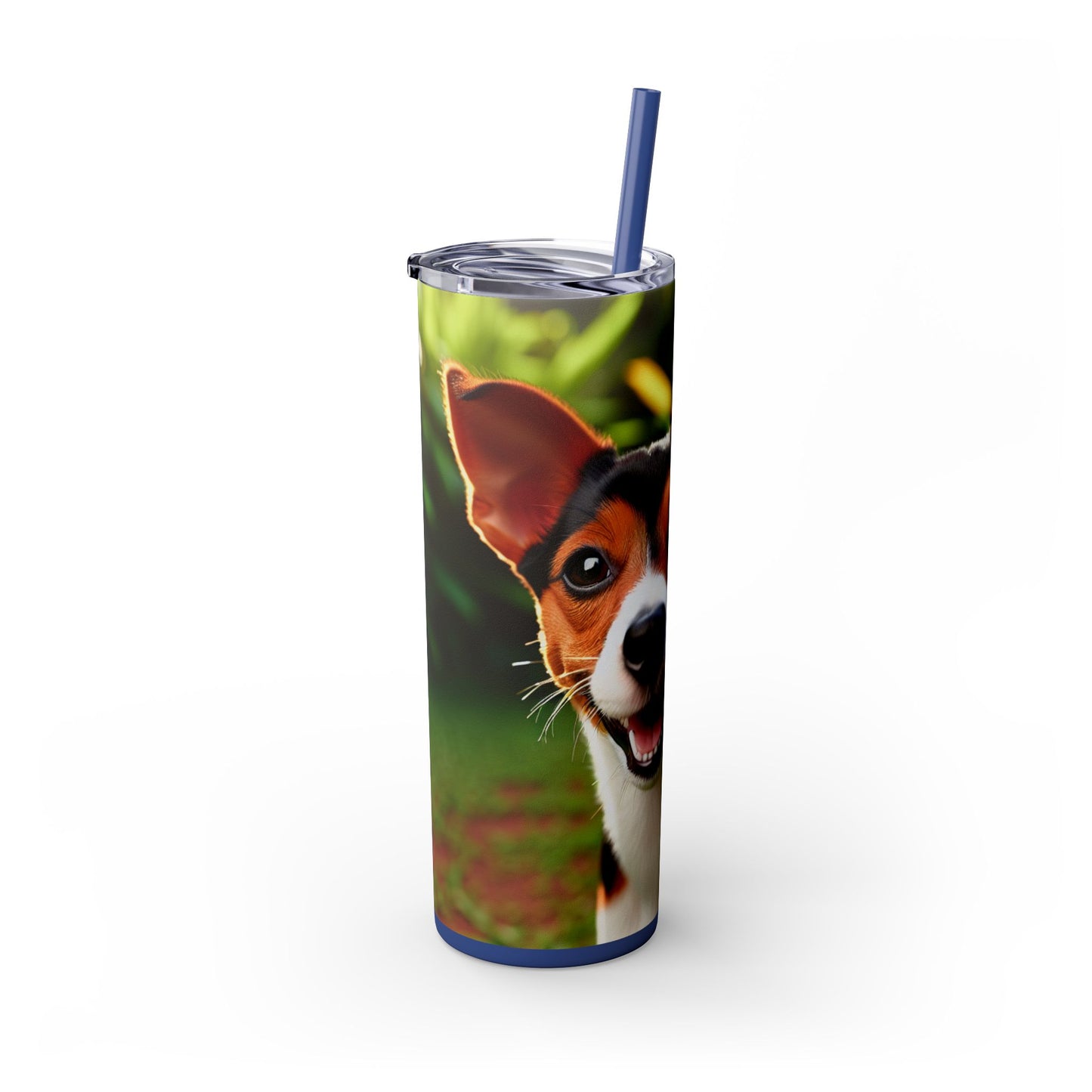 Brazilian Terrier Tumbler with Straw, 20oz