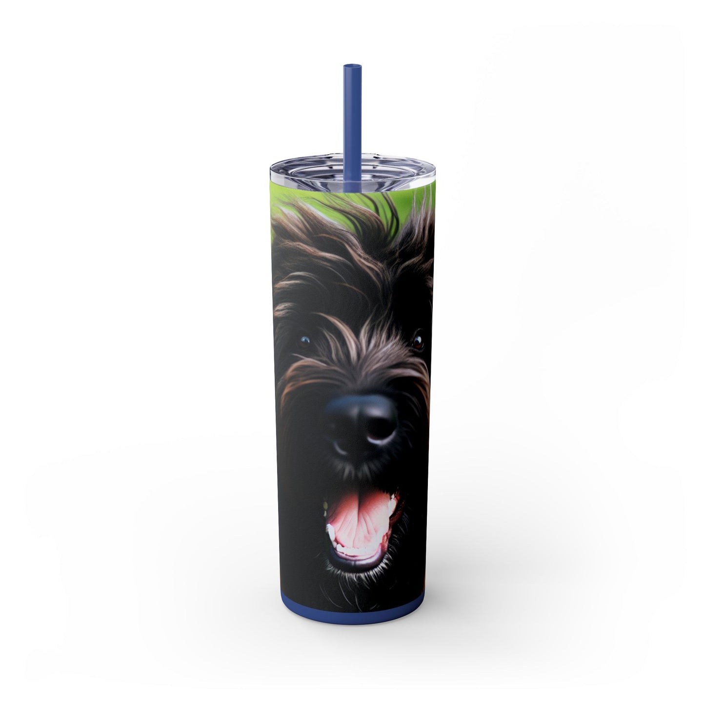 Bouvier des Ardennes Tumbler with Straw, 20oz