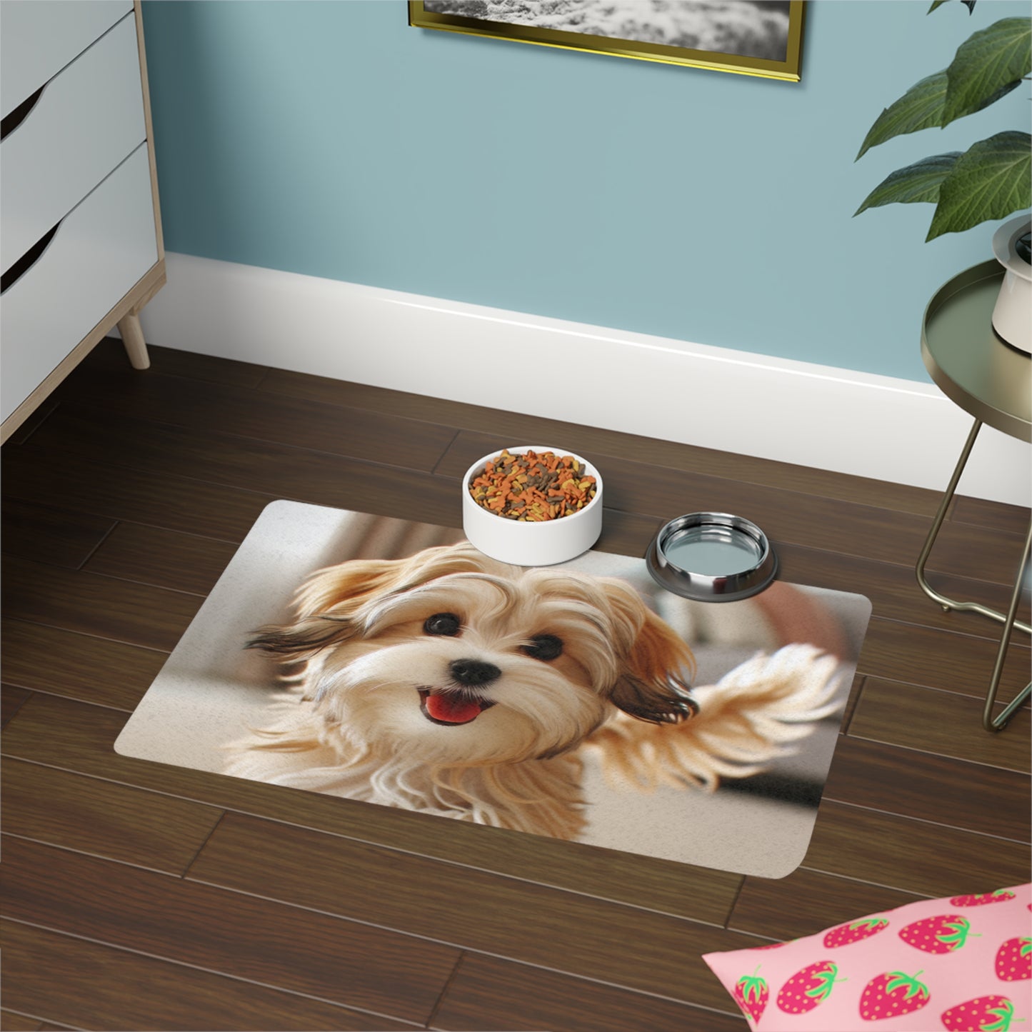 Pet Food Mat (12x18) - Morkie