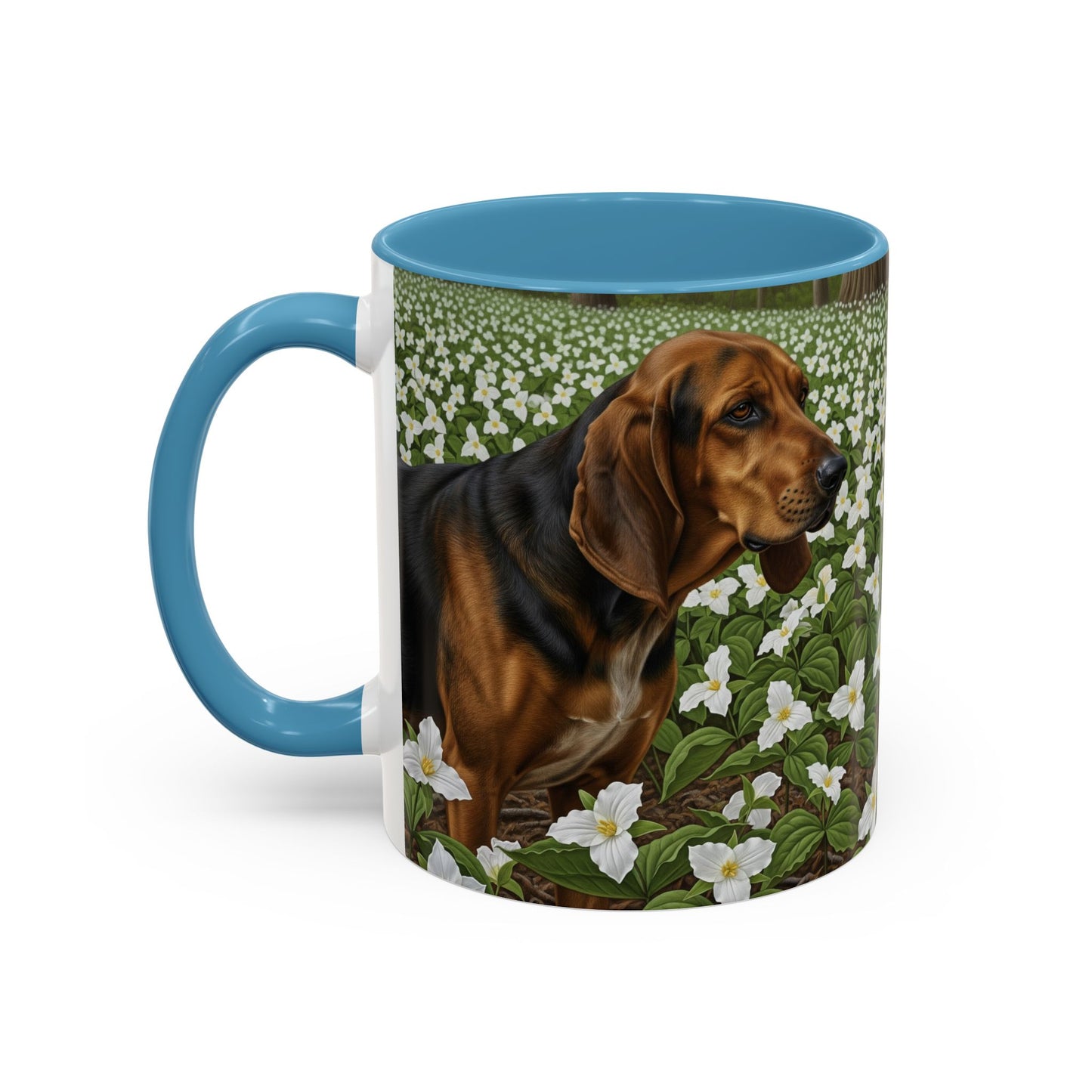 Treeing Walker Coonhound Accent Coffee Mug - Perfect Gift for Dog Lovers