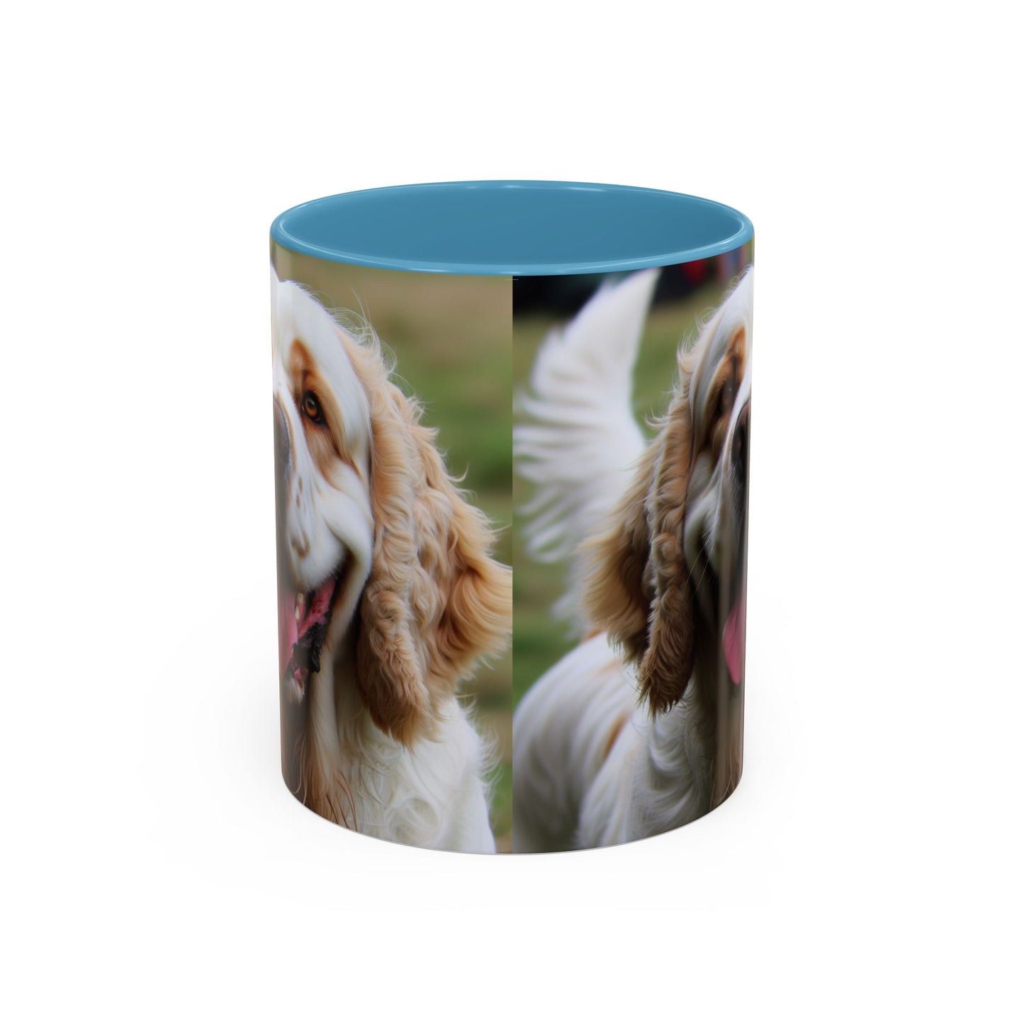 Clumber Spaniel Accent Coffee Mug - Perfect Gift for Dog Lovers