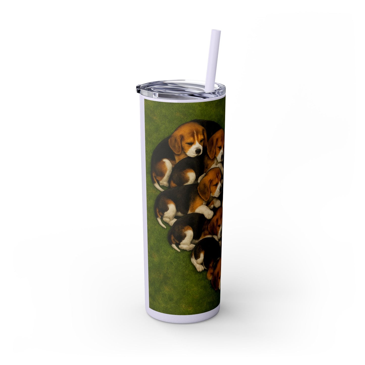 Beagle puppies Tumbler with Straw, 20oz