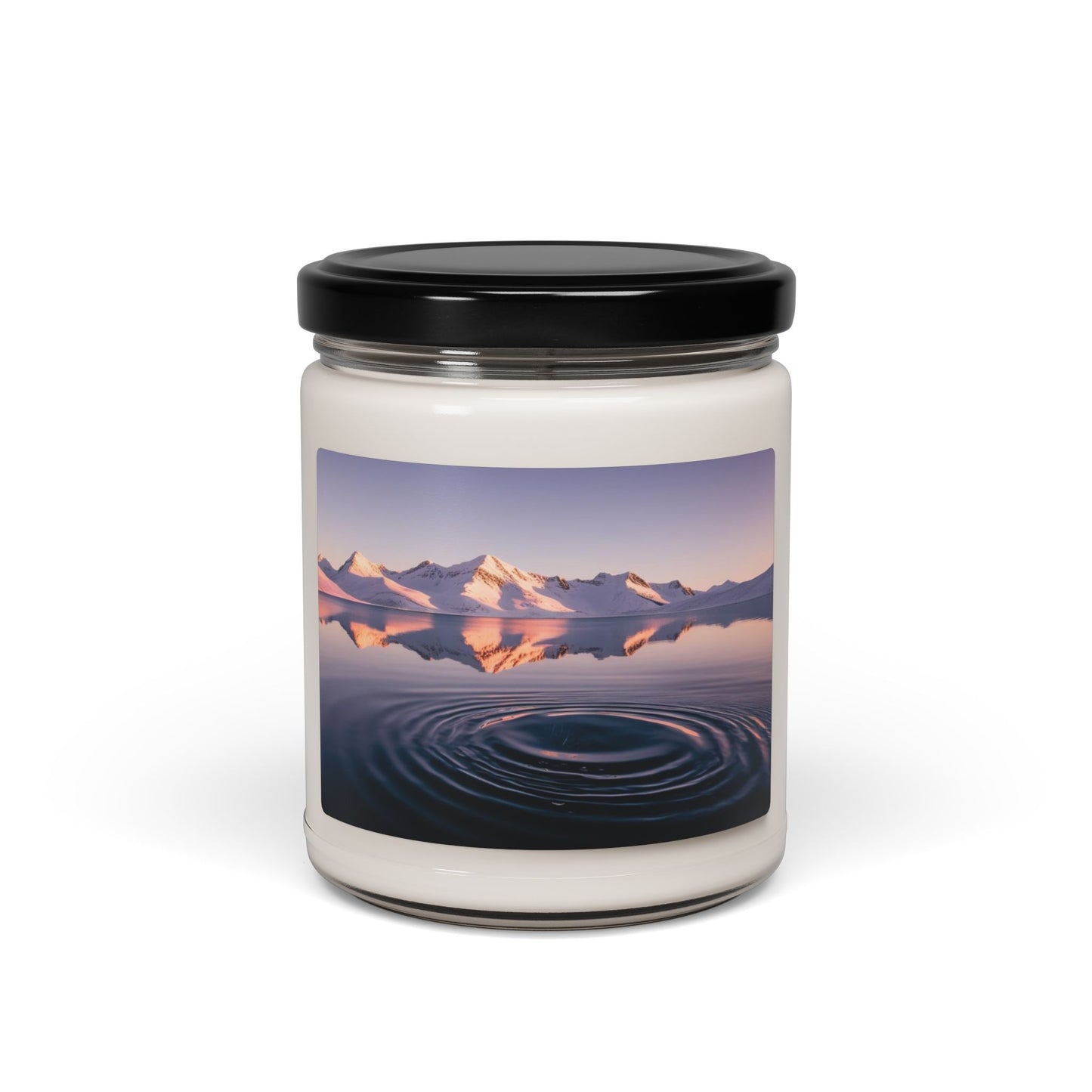 Ripple in a Snowy Mountain Lake- Scented Soy Candle, 9oz