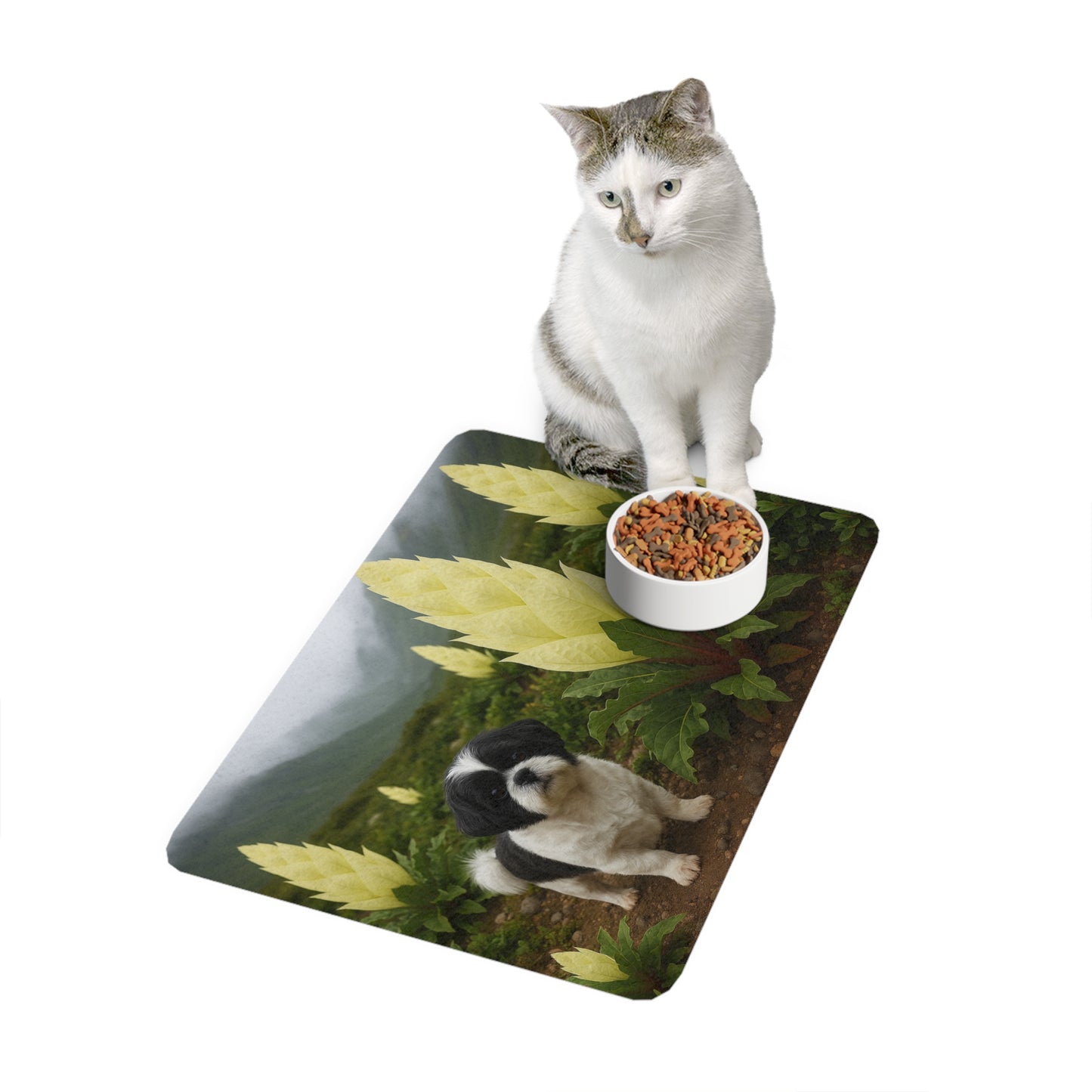 Pet Food Mat (12x18) - Shihmalt