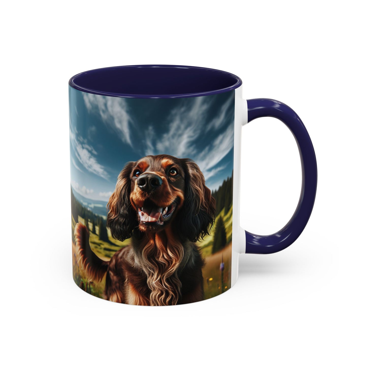 Deutscher Wachtelhund Accent Coffee Mug - Perfect Gift for Dog Lovers