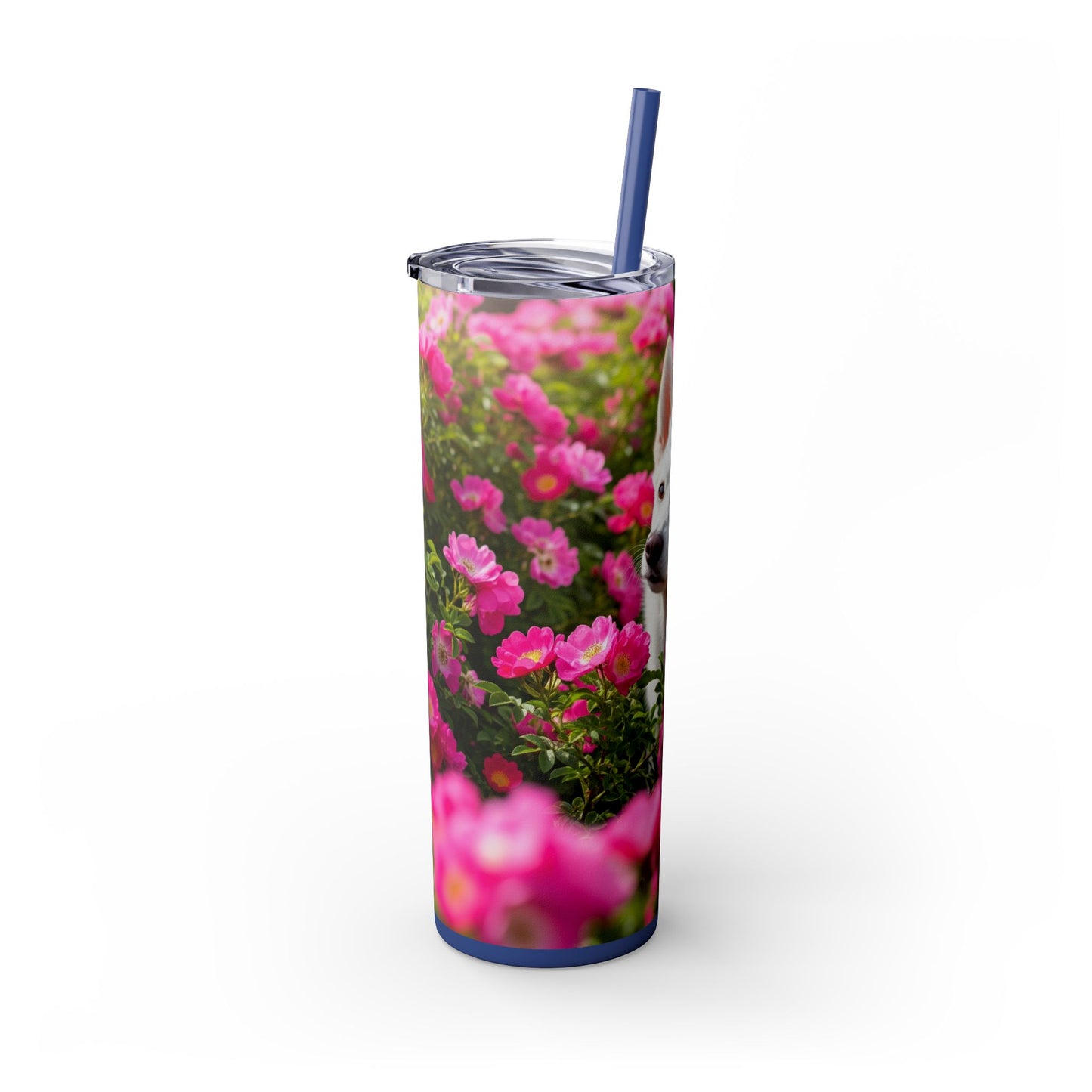 Norrbottenspets Skinny Tumbler with Straw, 20oz