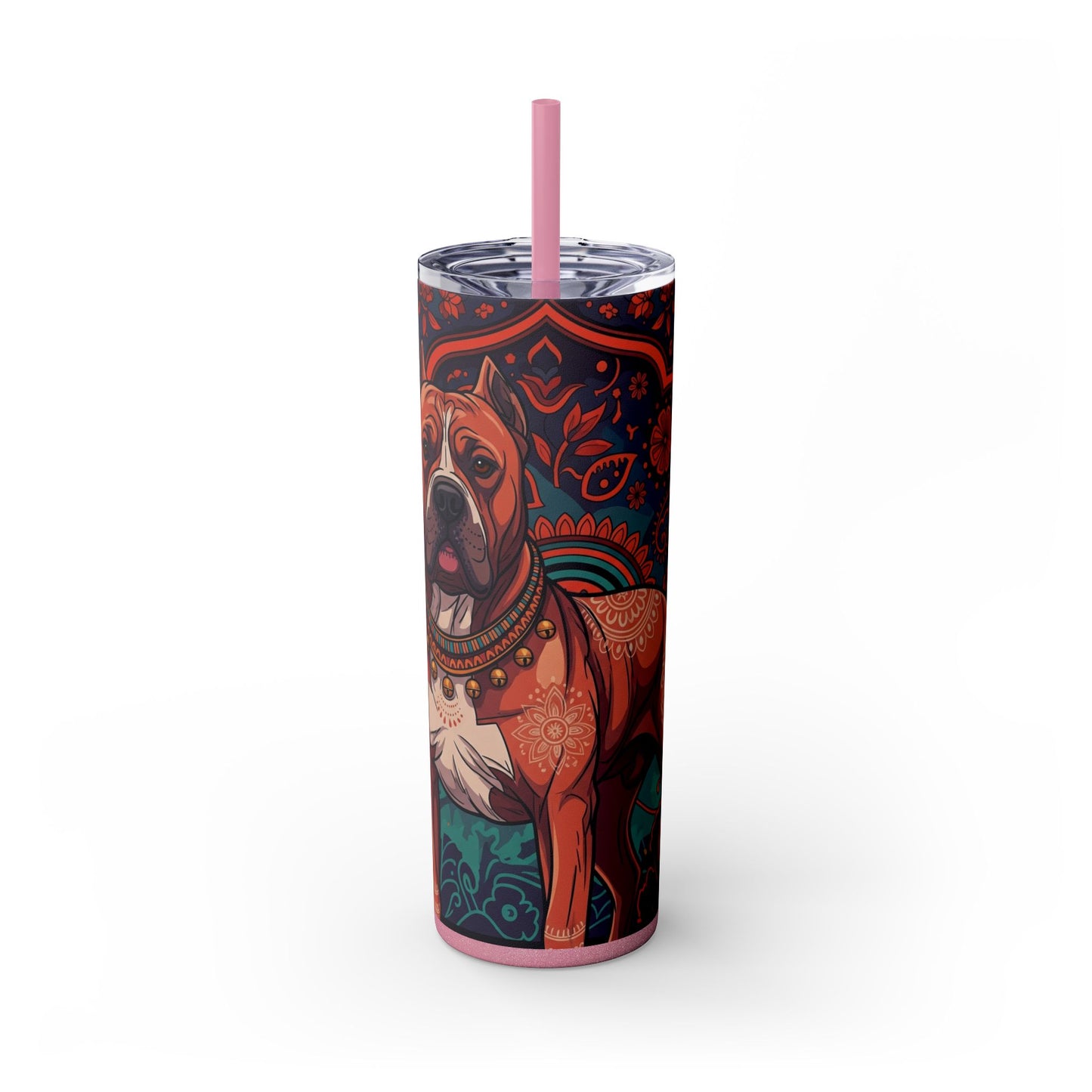 Bully Kutta Skinny Tumbler with Straw, 20oz