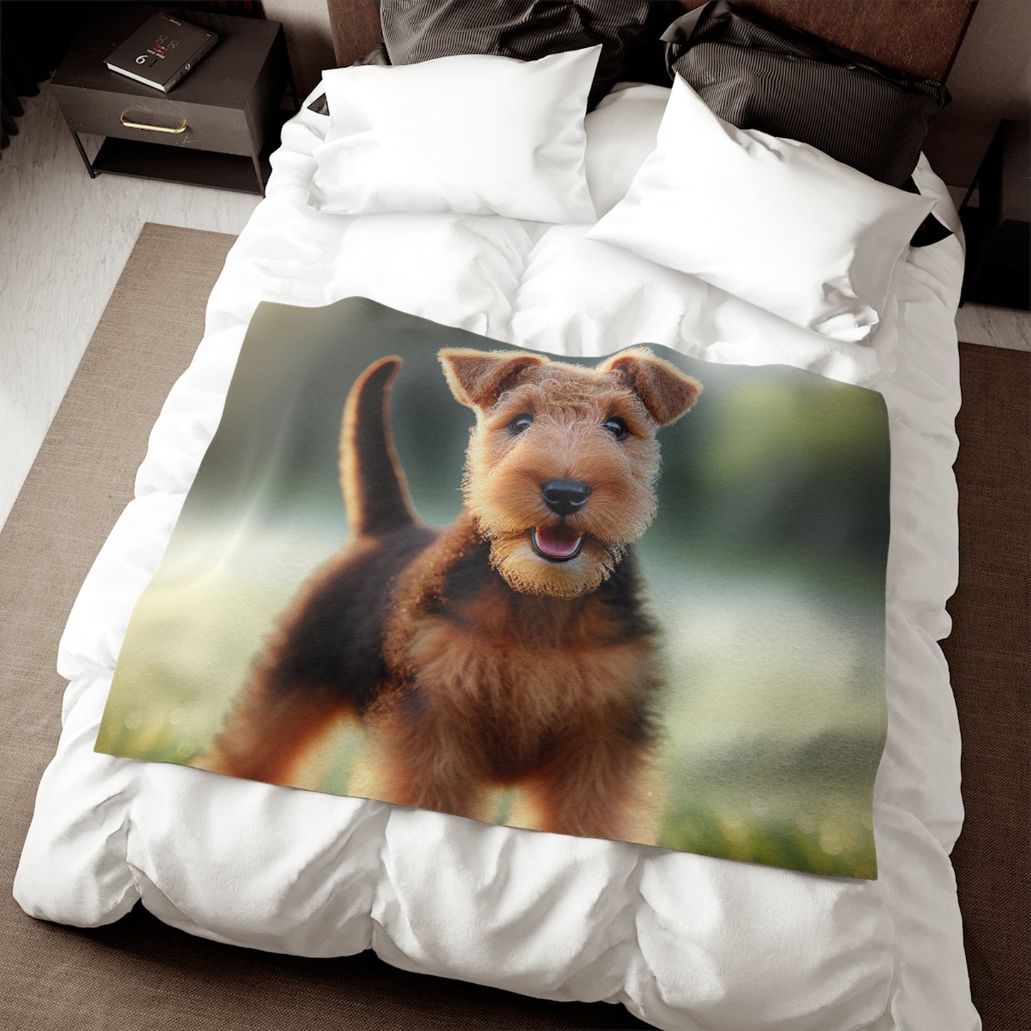 Welsh Terrier Sweatshirt Blanket