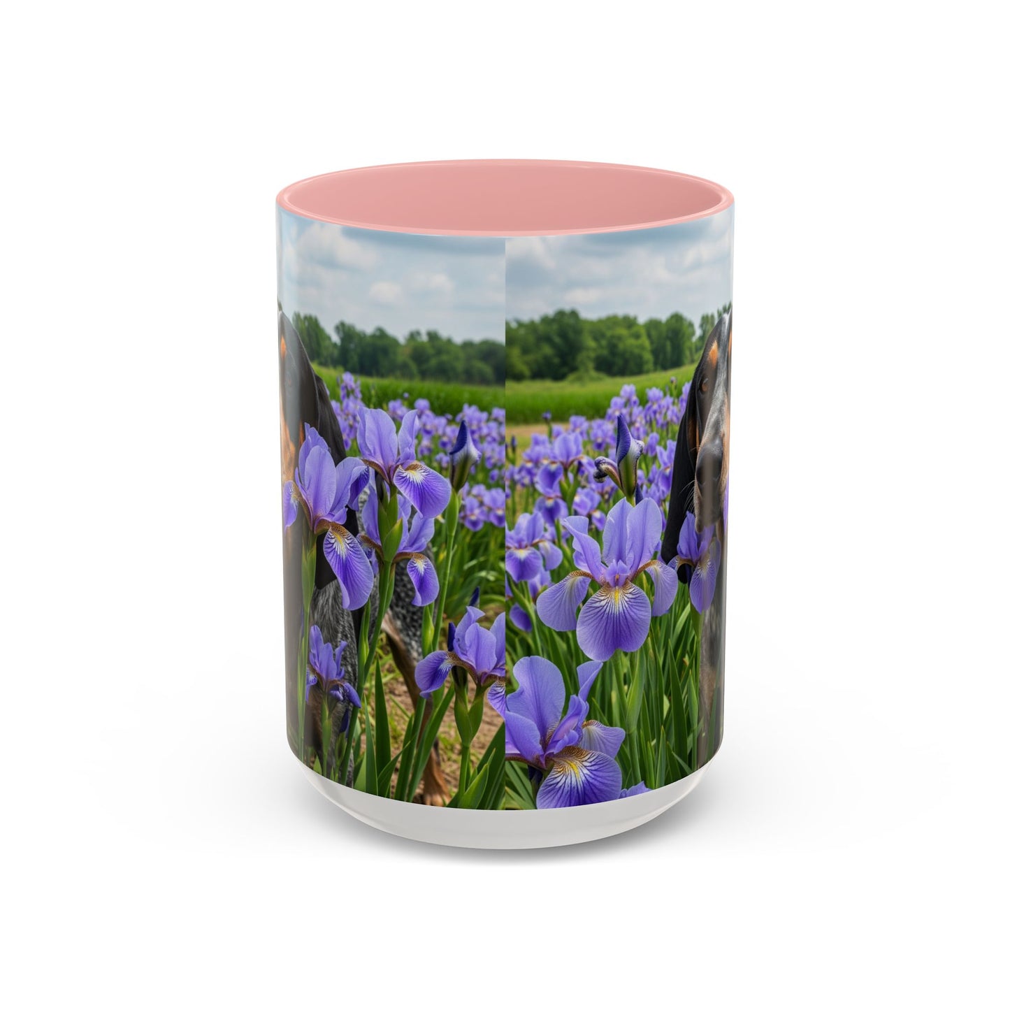 Bluetick Coonhound Accent Coffee Mug - Perfect Gift for Dog Lovers