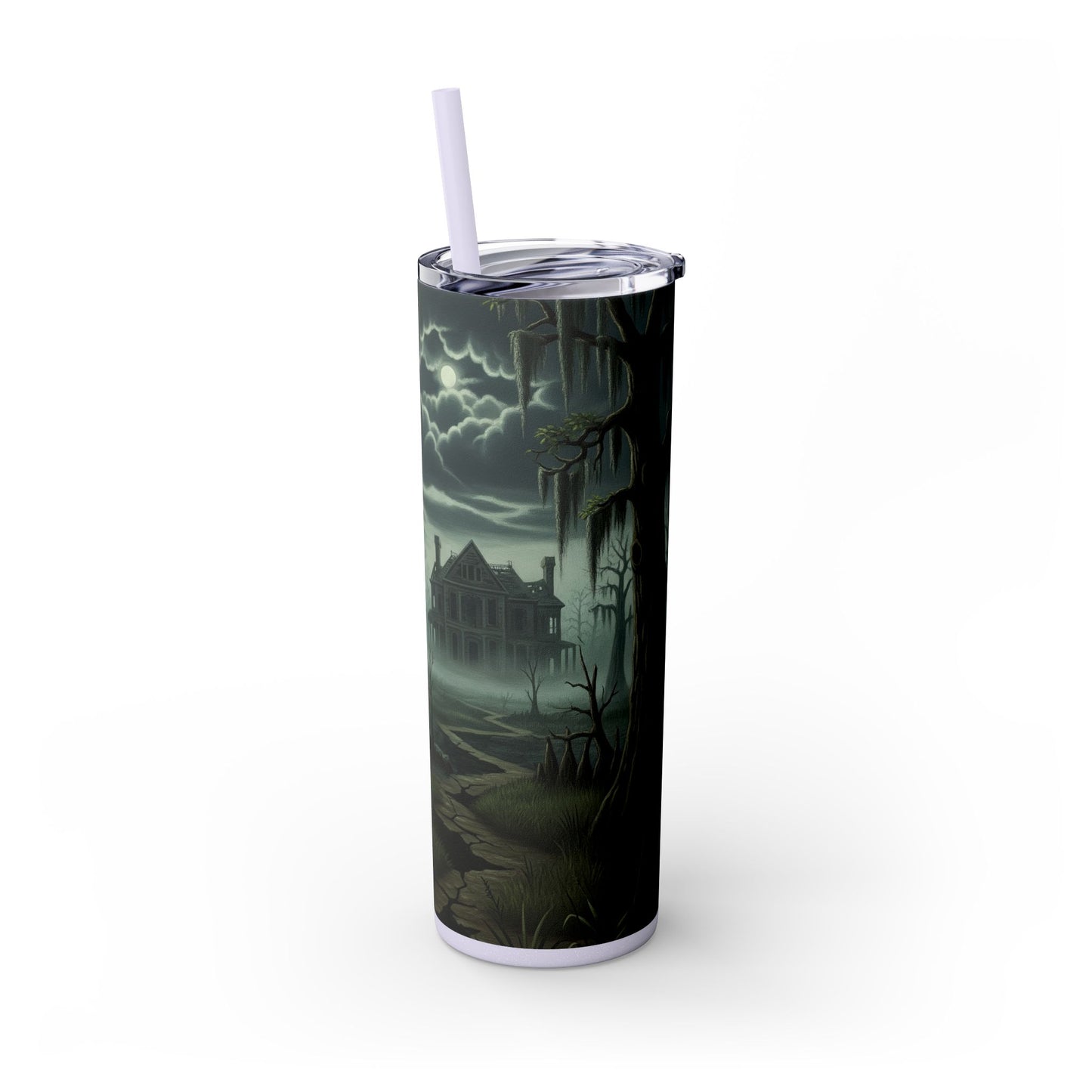 Bloodhound Skinny Tumbler with Straw, 20oz