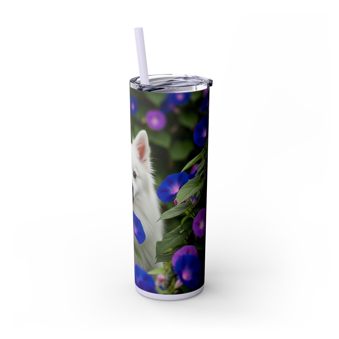 Japanese Spitz Tumbler with Straw, 20oz