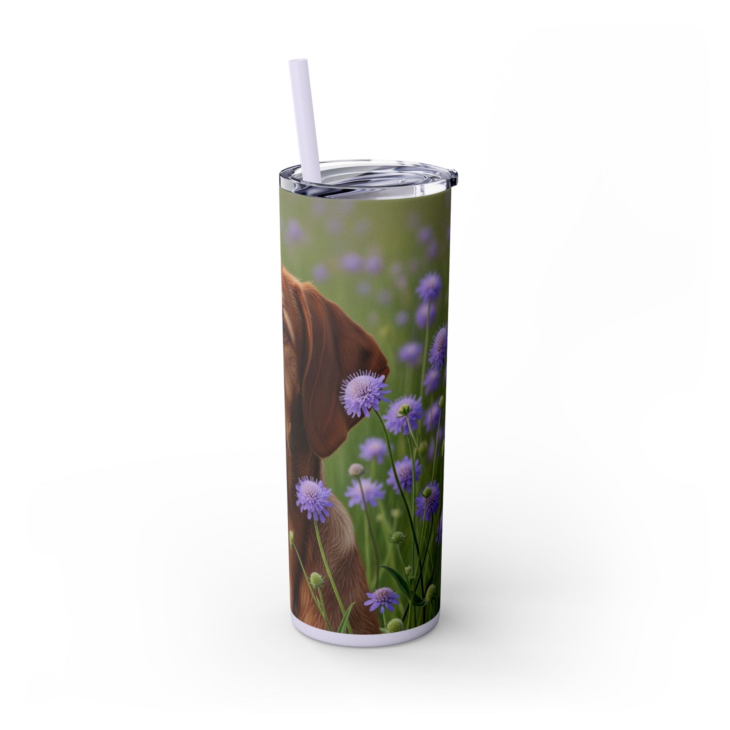 Hungarian Wirehaired Vizsla Tumbler with Straw, 20oz