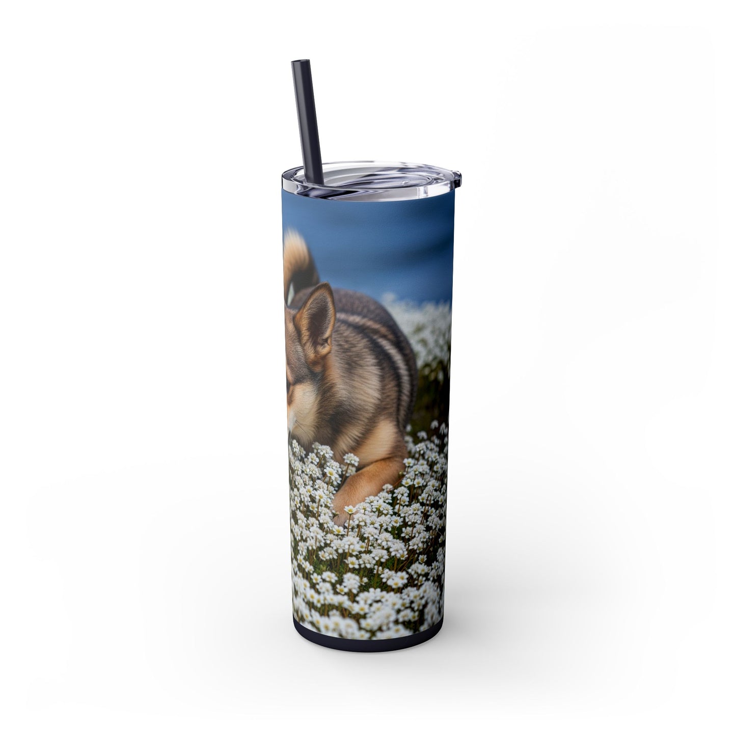 Norwegian Lundehund Tumbler with Straw, 20oz
