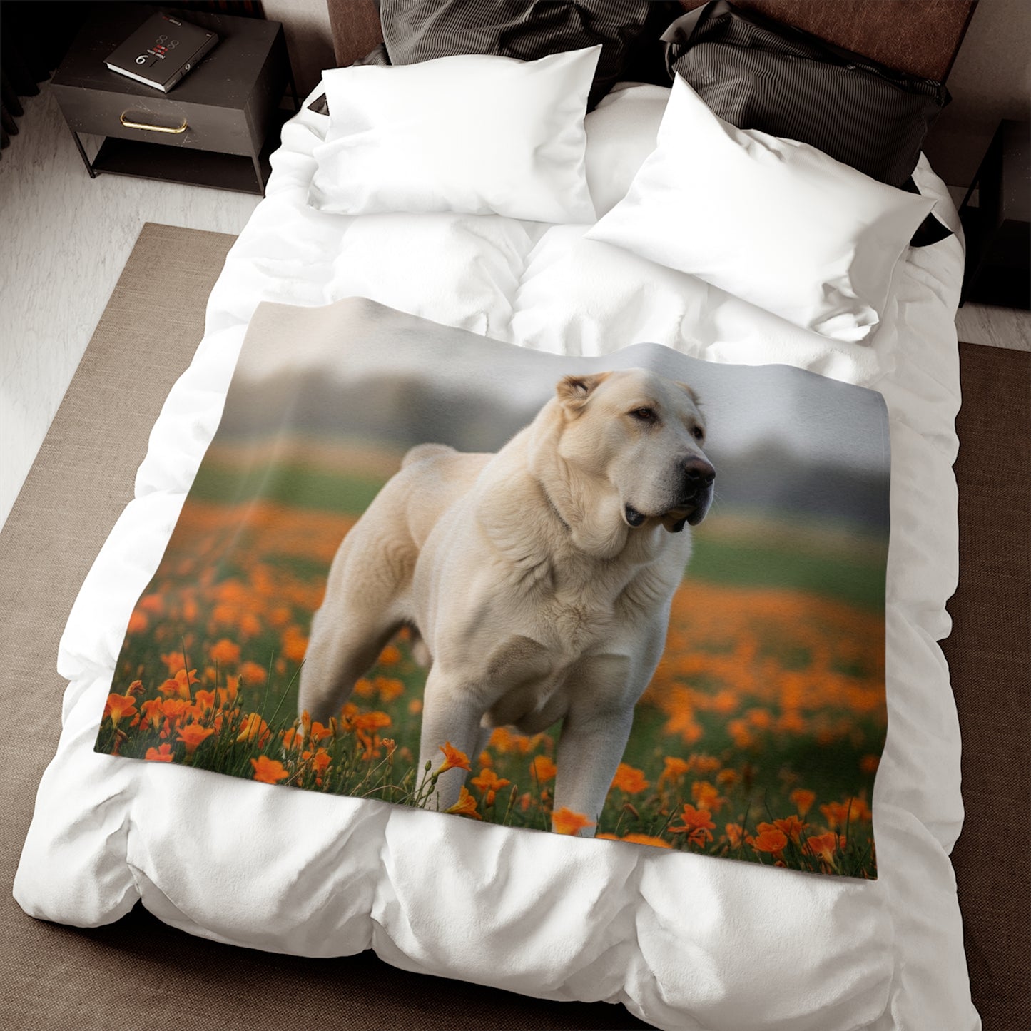 Central Asian Shepherd Dog Sweatshirt Blanket