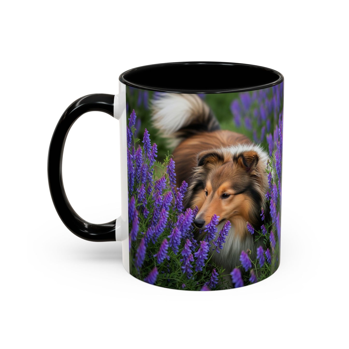 Shetland Sheepdog Accent Coffee Mug - Perfect Gift for Dog Lovers
