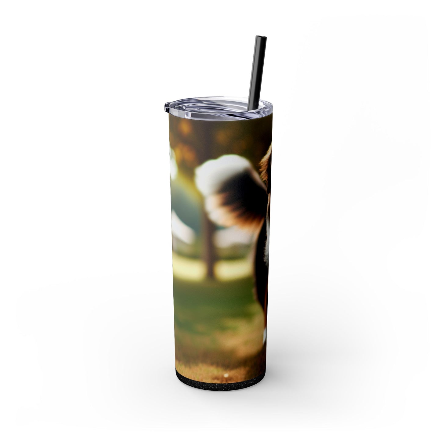 Miniature American Shepherd Tumbler with Straw, 20oz