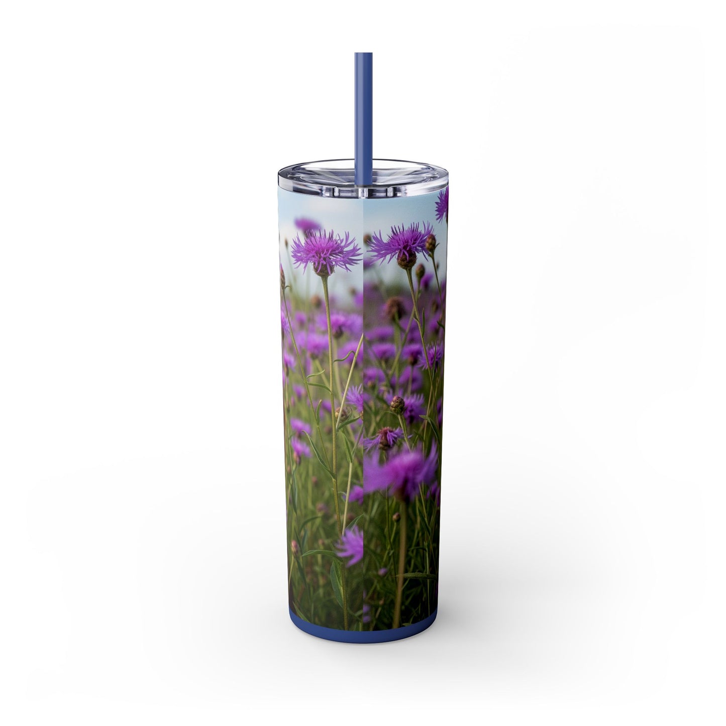 English Toy Spaniel Skinny Tumbler with Straw, 20oz