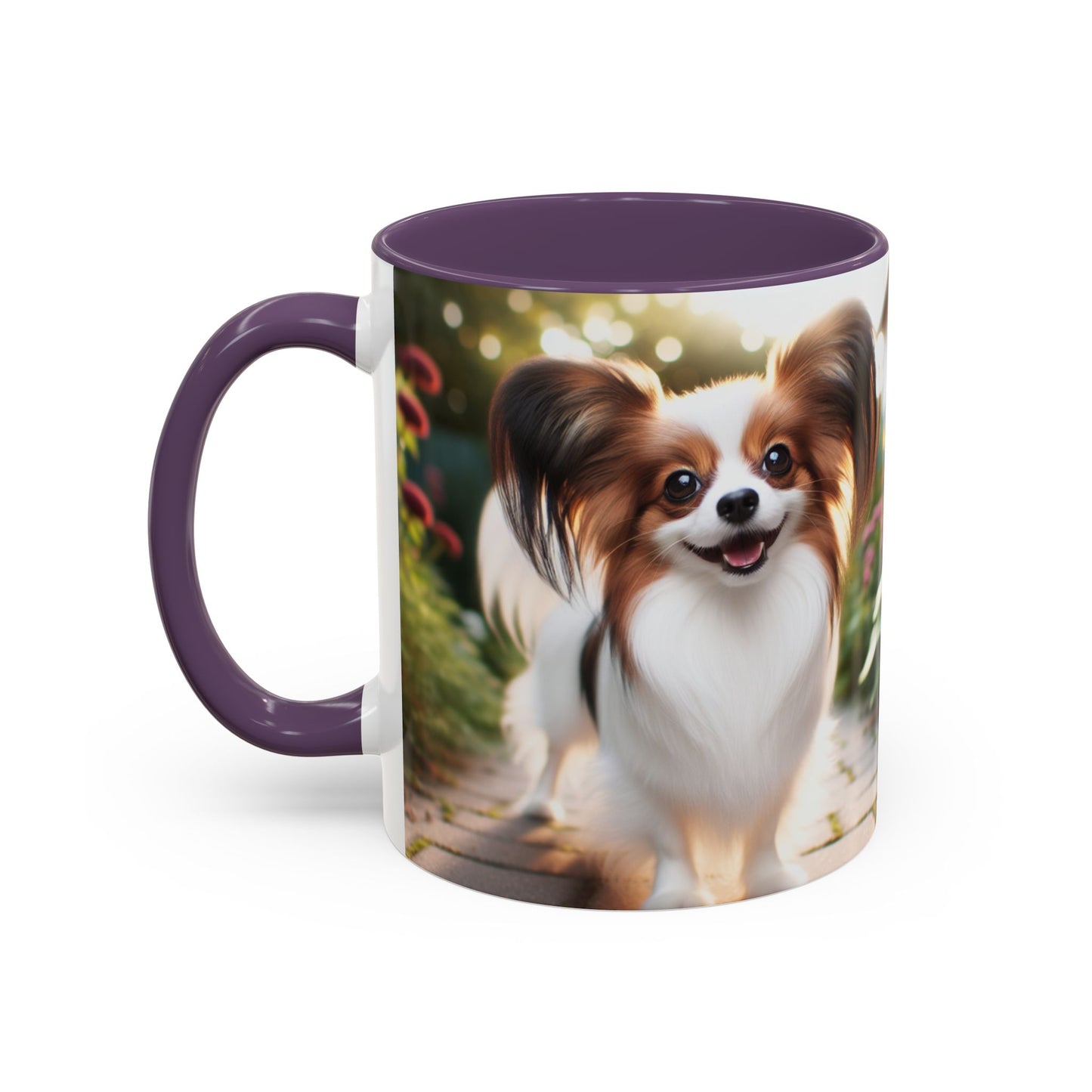 Papillon Accent Coffee Mug - Perfect Gift for Dog Lovers