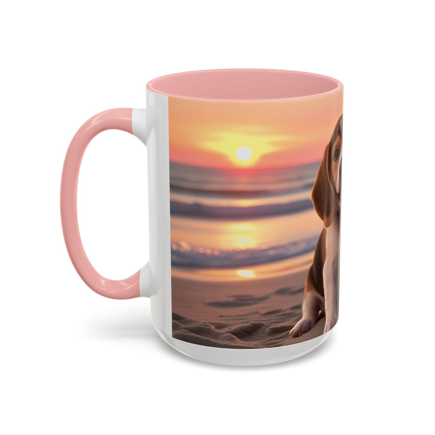 Beagle Love Accent Coffee Mug - Perfect Gift for Dog Lovers