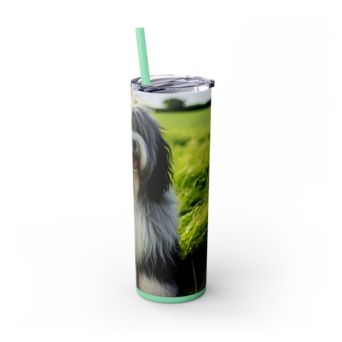 Schapendoes Tumbler with Straw, 20oz