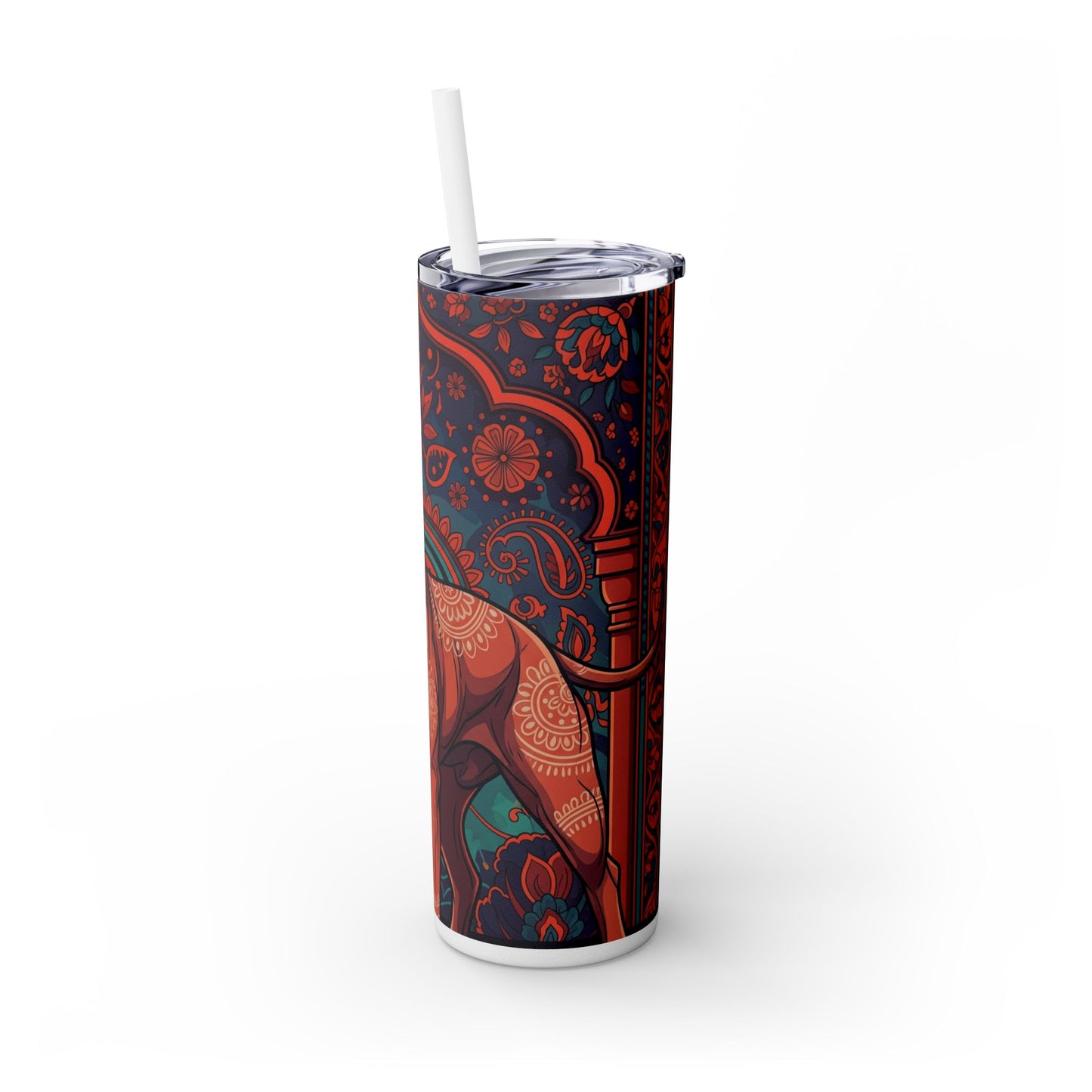 Bully Kutta Skinny Tumbler with Straw, 20oz