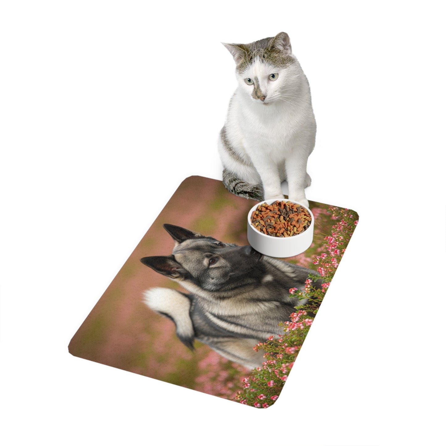 Pet Food Mat (12x18) - Norwegian Elkhound