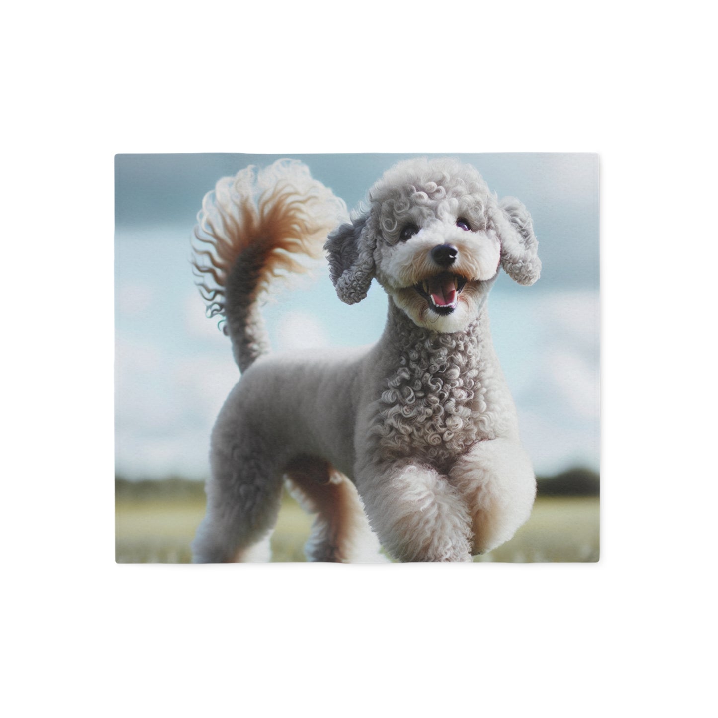Bedlington Terrier Sweatshirt Blanket