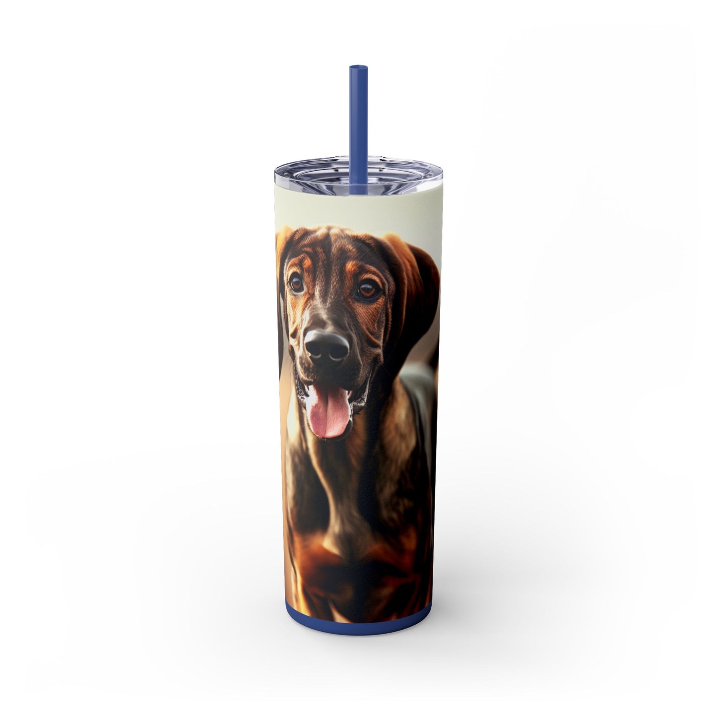 Plott Hound Tumbler with Straw, 20oz