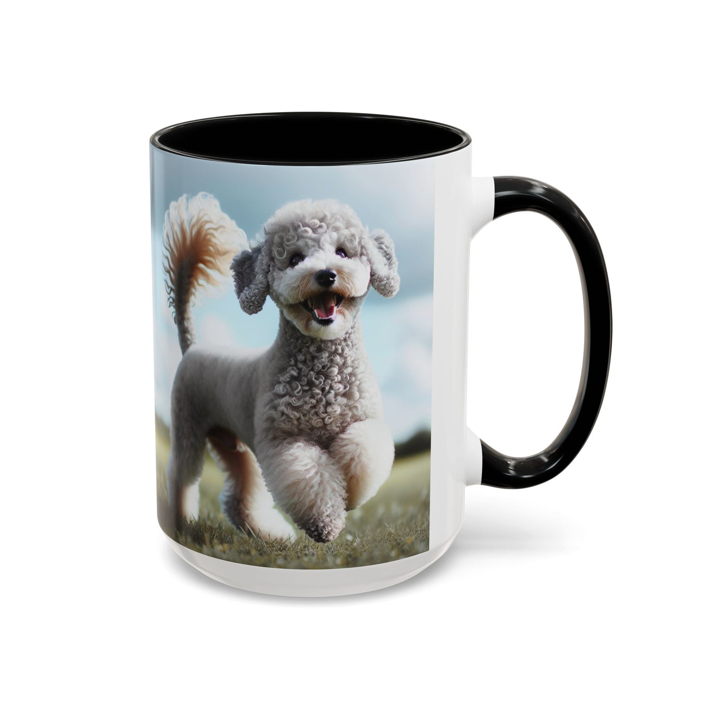 Bedlington Terrier Accent Coffee Mug - Perfect Gift for Dog Lovers