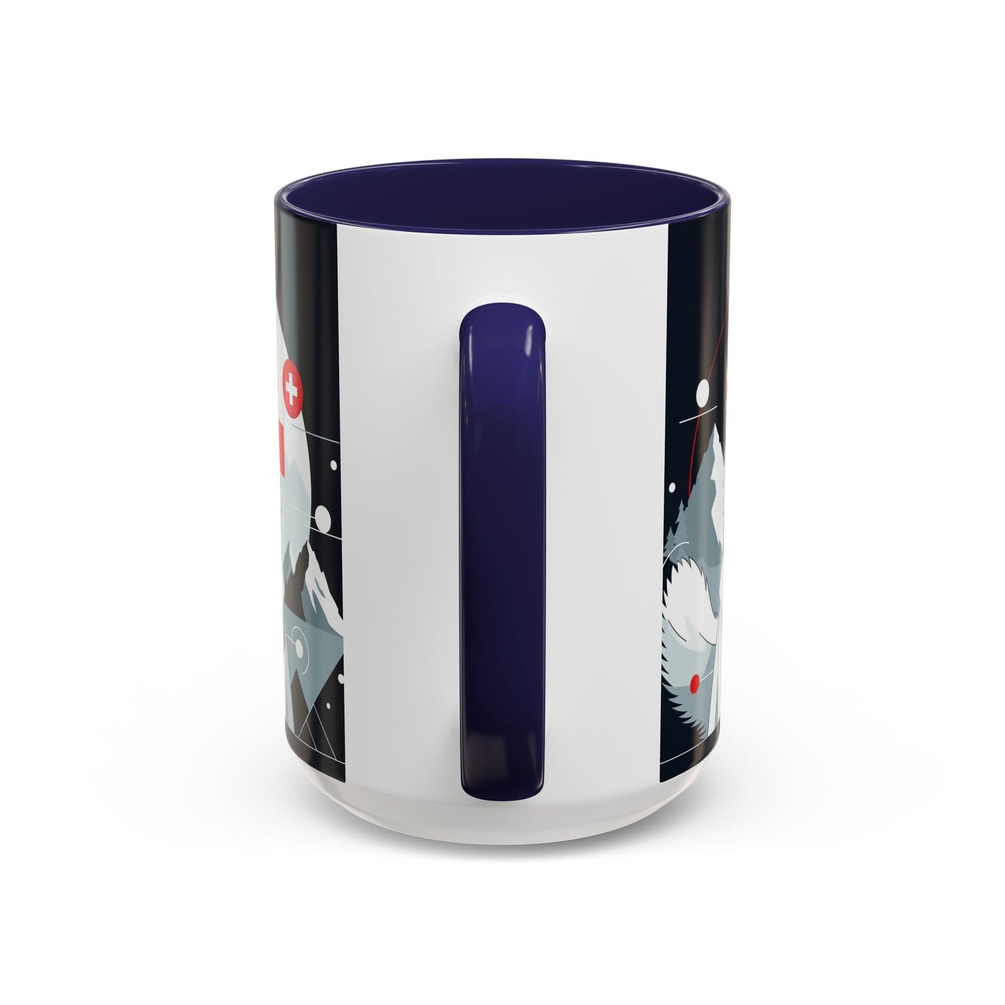 White Swiss Shepherd Dog Accent Coffee Mug - Perfect Gift for Dog Lovers