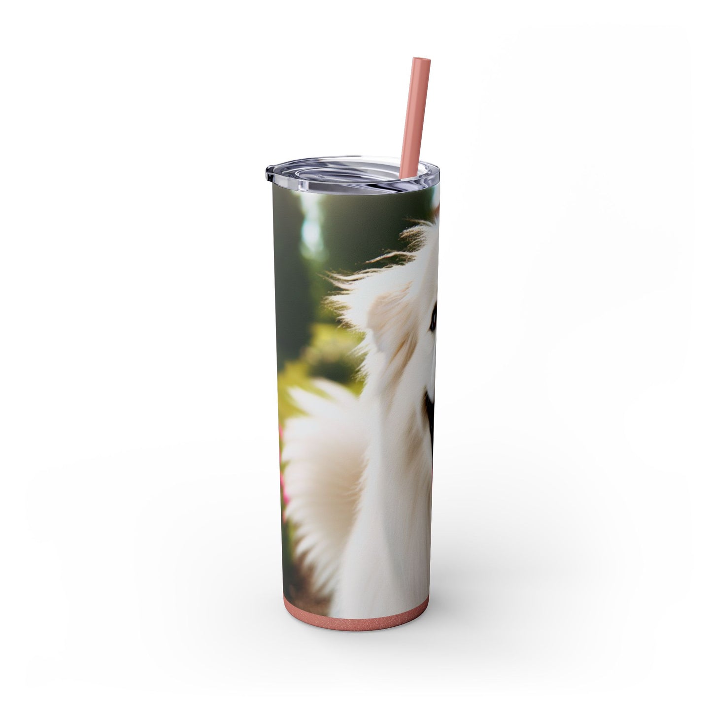 Slovensky Cuvac Tumbler with Straw, 20oz