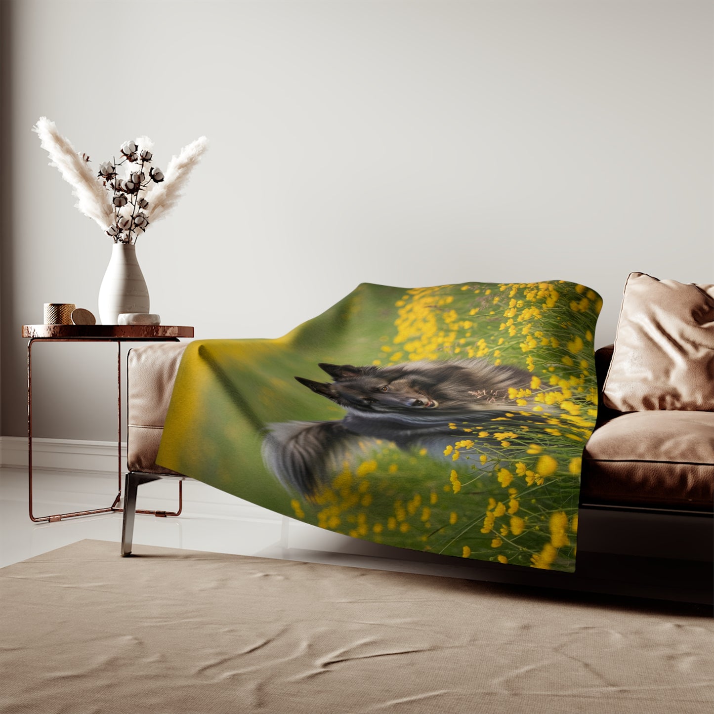 Belgian Sheepdog Sweatshirt Blanket