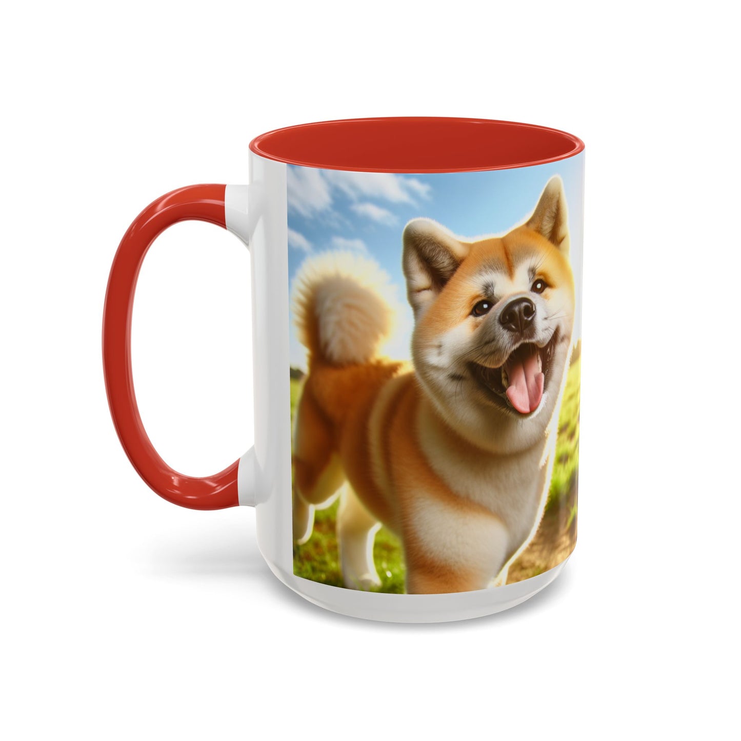 Akita Accent Coffee Mug - Perfect Gift for Dog Lovers