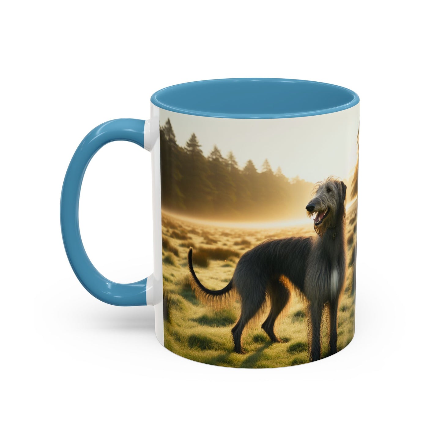 Scottish Deerhound Accent Coffee Mug - Perfect Gift for Dog Lovers