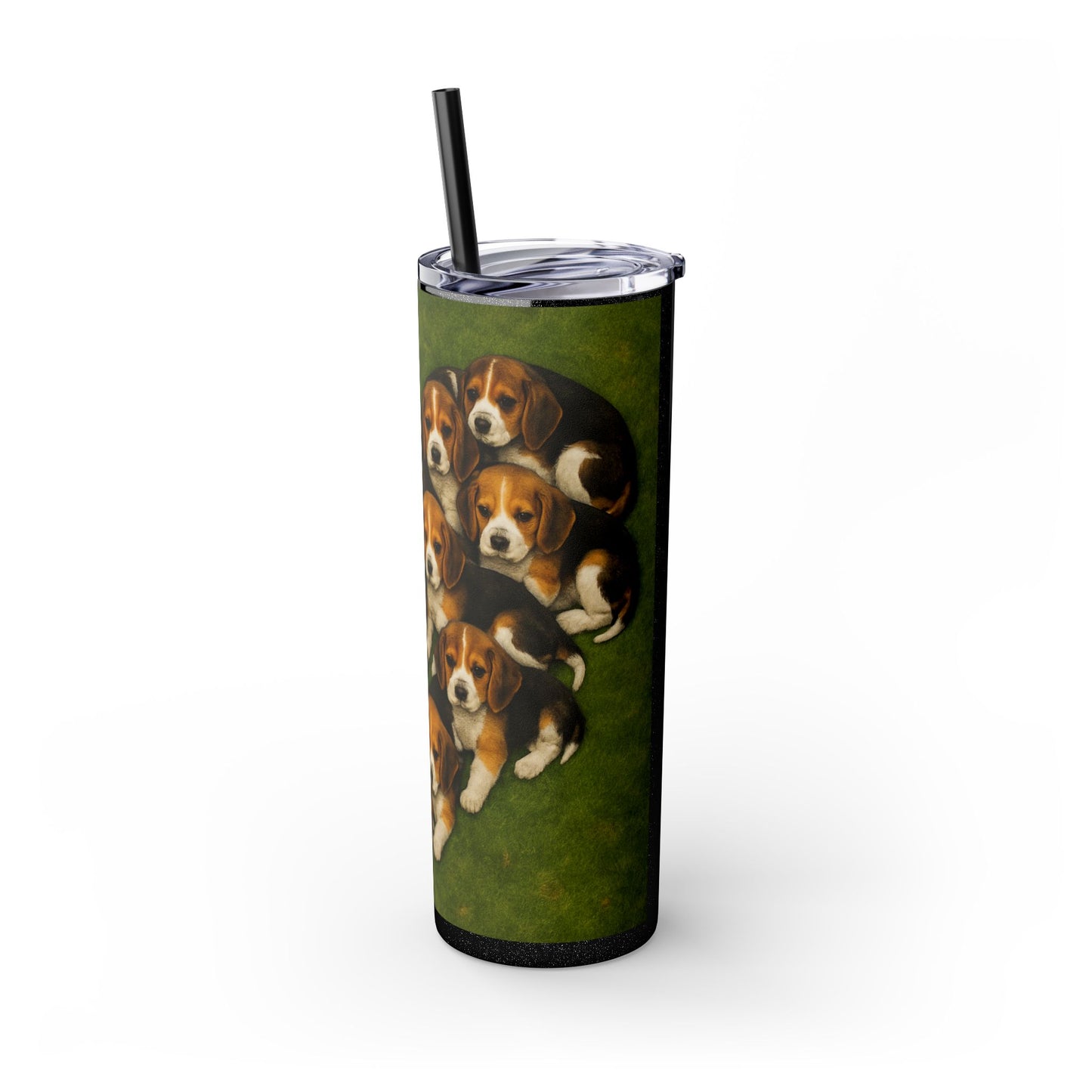 Beagle puppies Tumbler with Straw, 20oz
