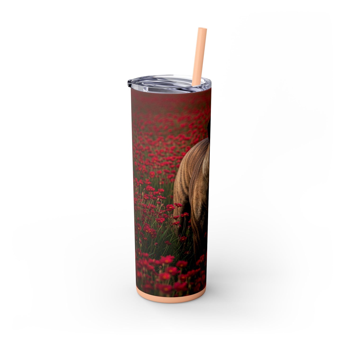 Bullmastiff Tumbler with Straw, 20oz