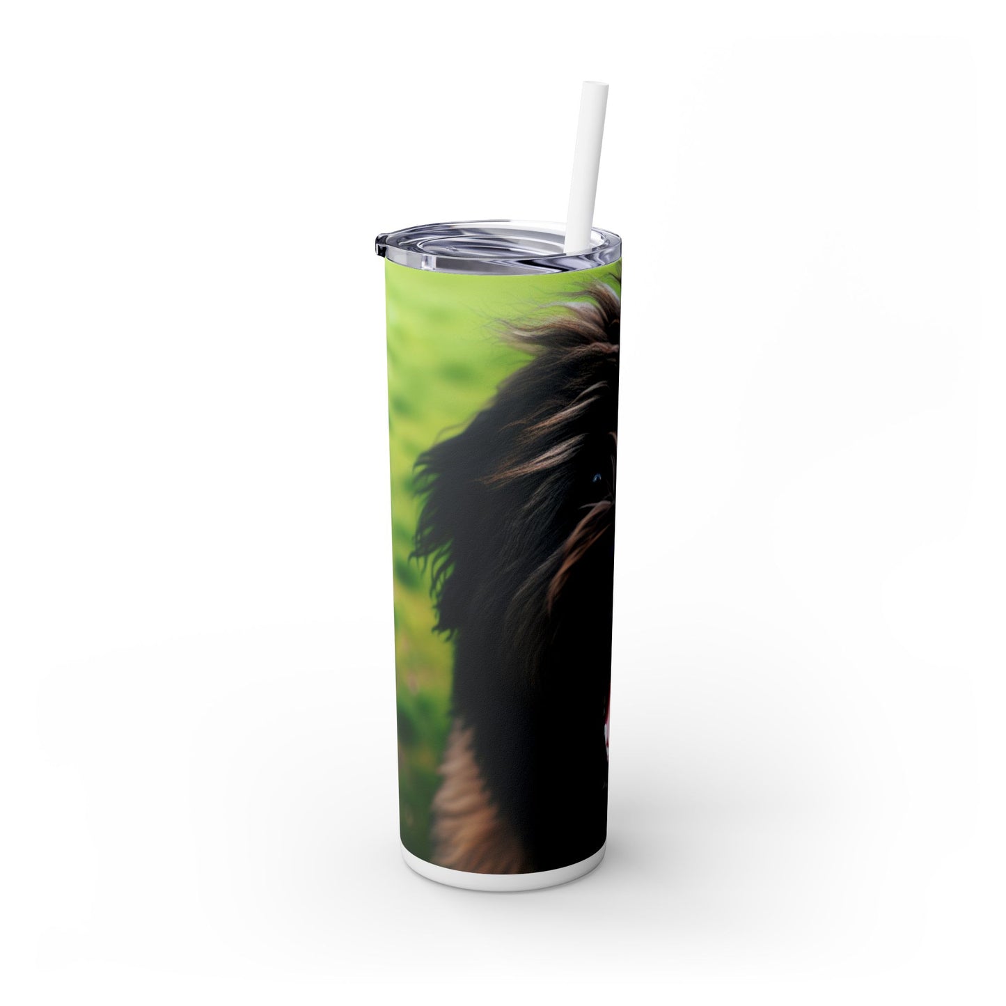 Bouvier des Ardennes Tumbler with Straw, 20oz