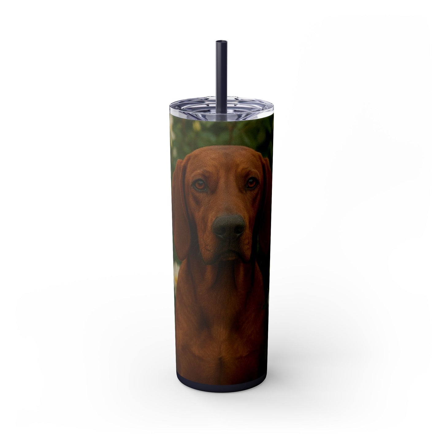 Redbone Coonhound Tumbler with Straw, 20oz