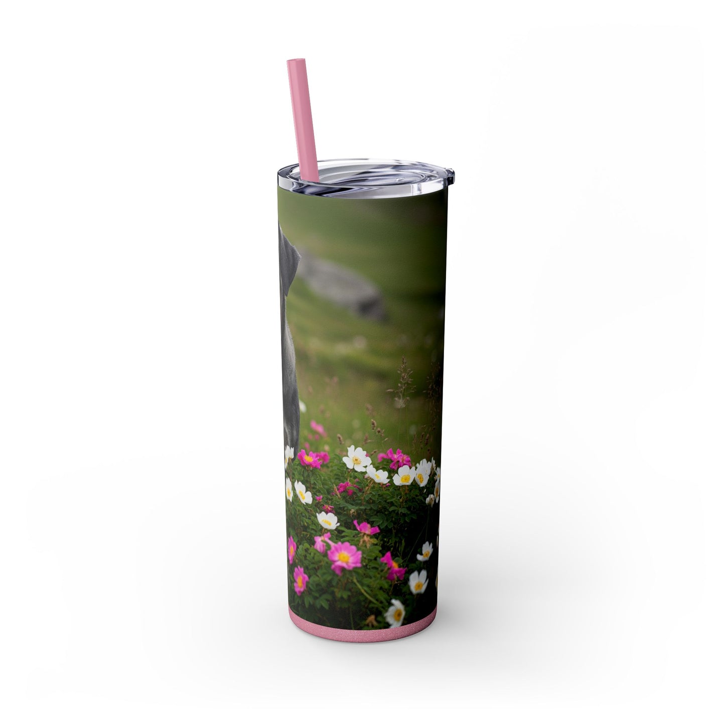 Giant Schnauzer Tumbler with Straw, 20oz