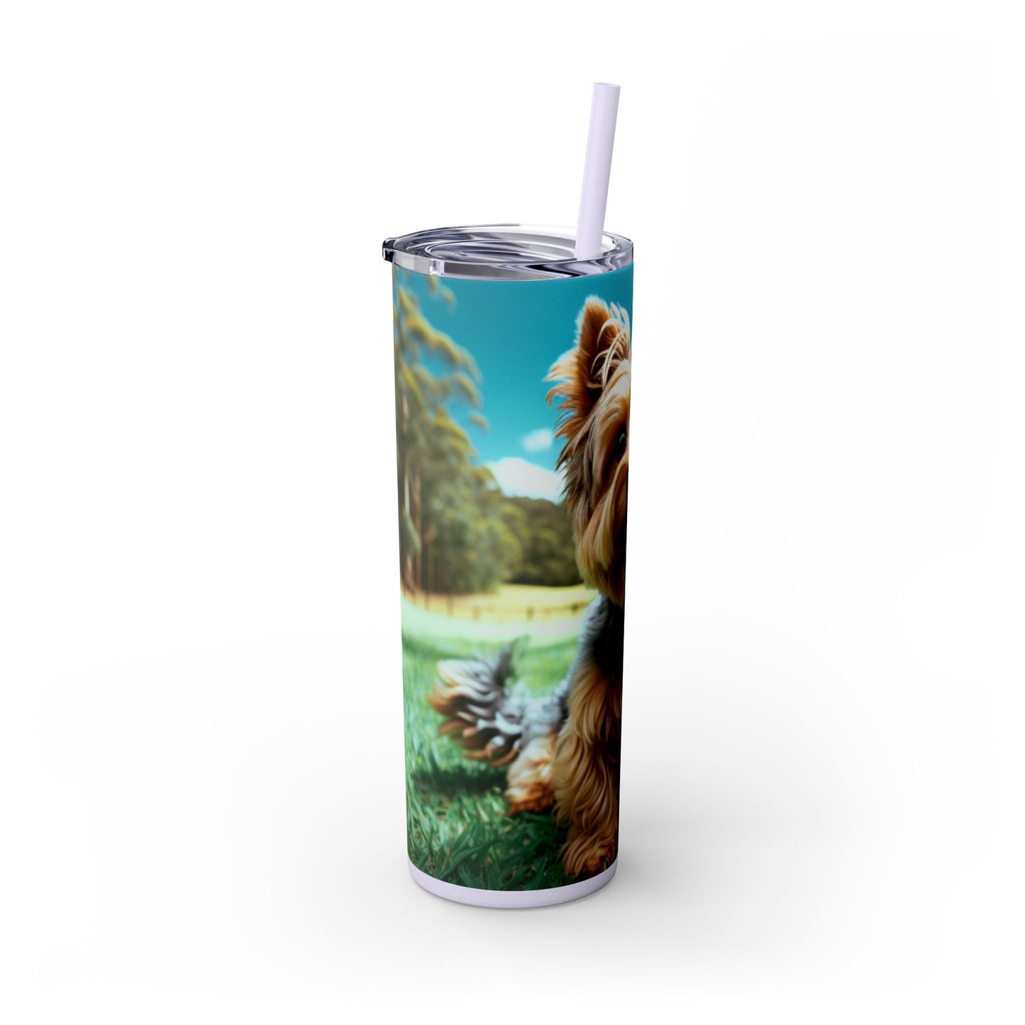Australian Terrier Tumbler with Straw, 20oz